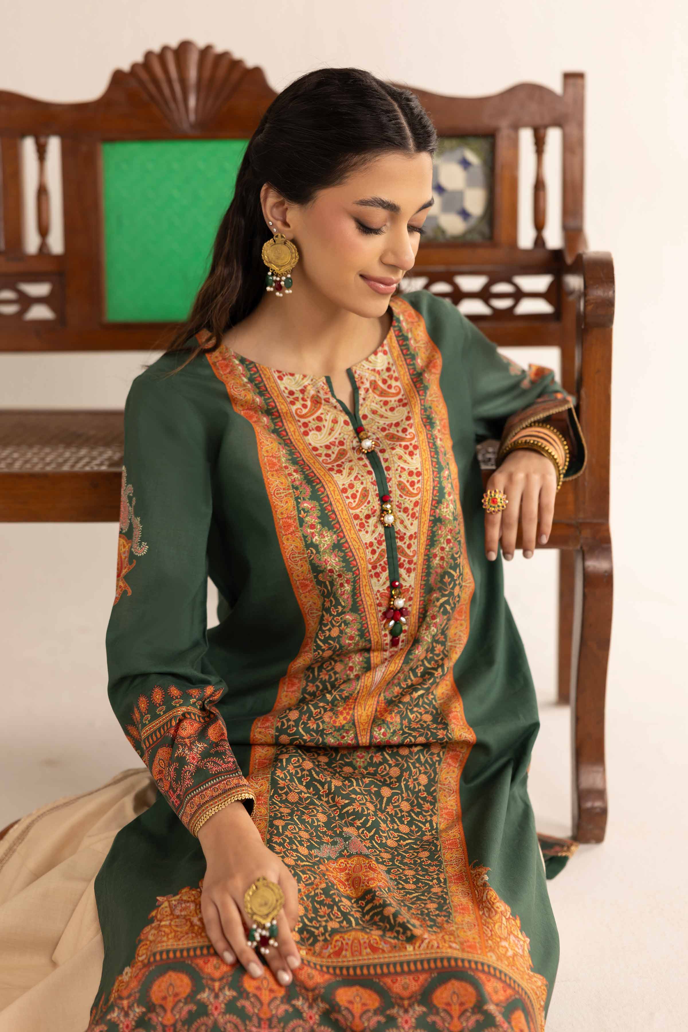 NishatUK - Pink Printed Lawn 1-piece ready to wear Shirt