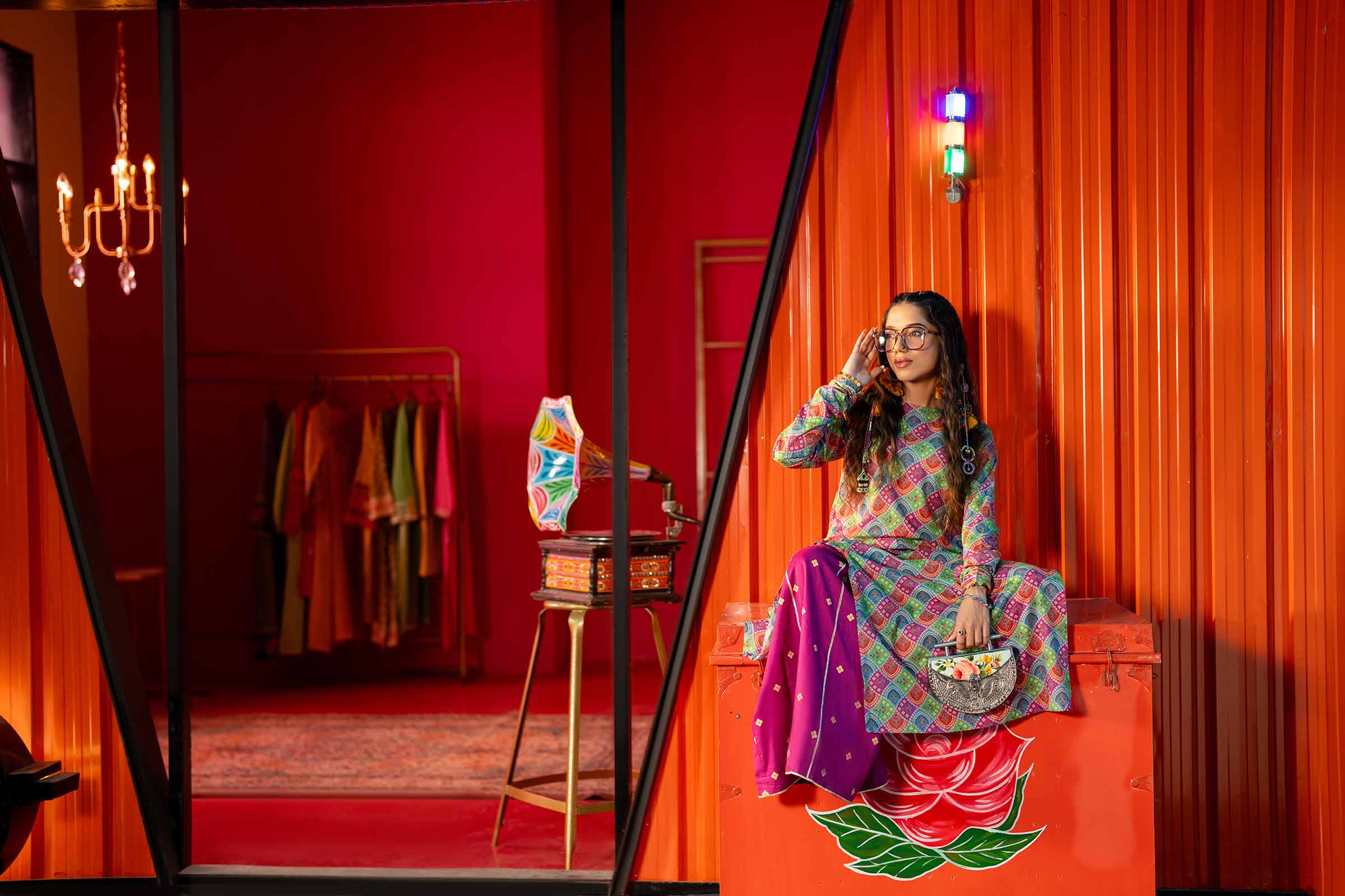 NishatUK - Multi Printed Lawn 2-piece ready to wear Dress