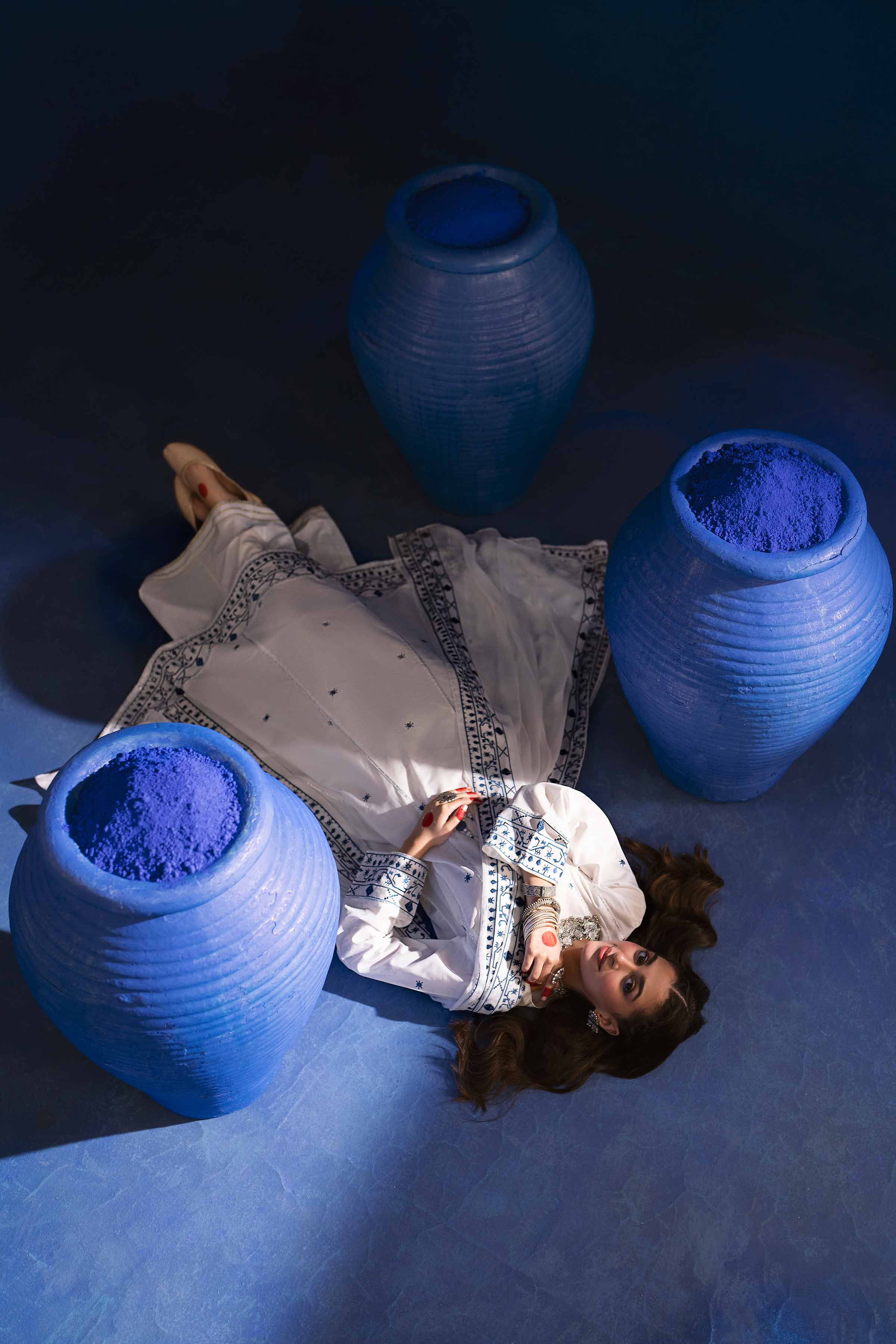 NishatUK - White Embroidered Lawn 2-piece ready to wear Dress