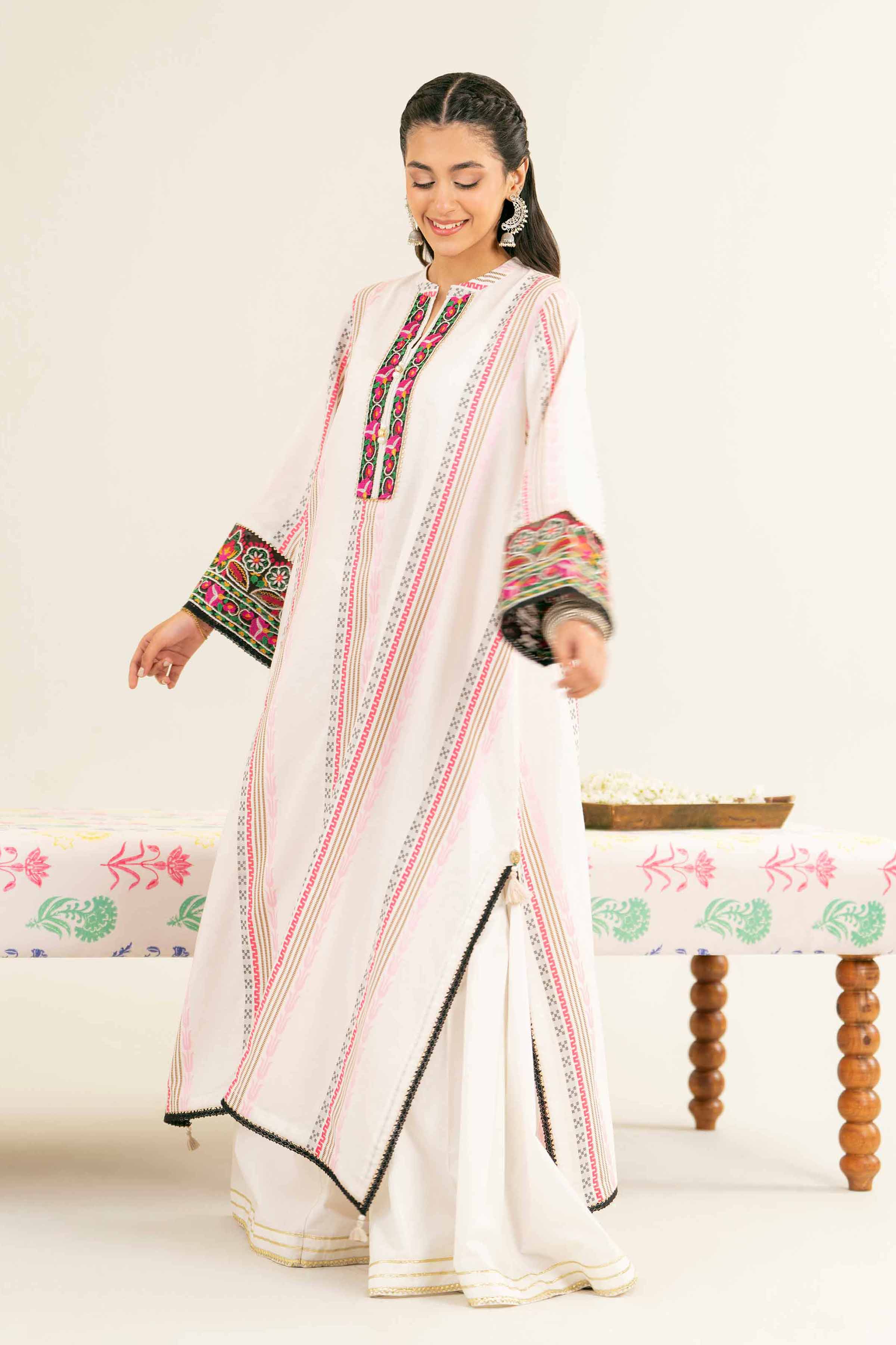 NishatUK - Multi Embroidered Jacquard 1-piece ready to wear Shirt