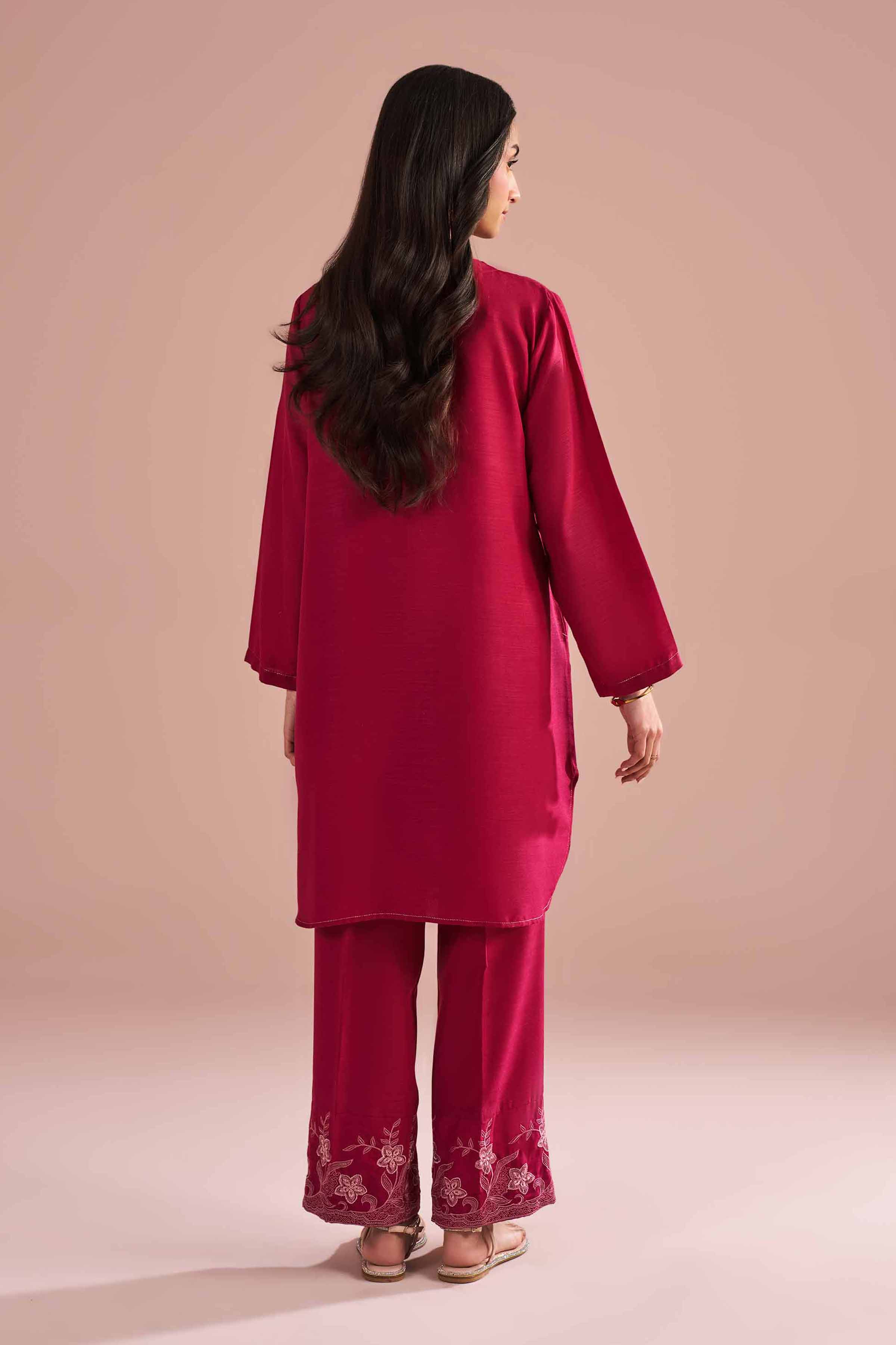 NishatUK - Pink Embroidered Lawn 2-piece ready to wear Dress