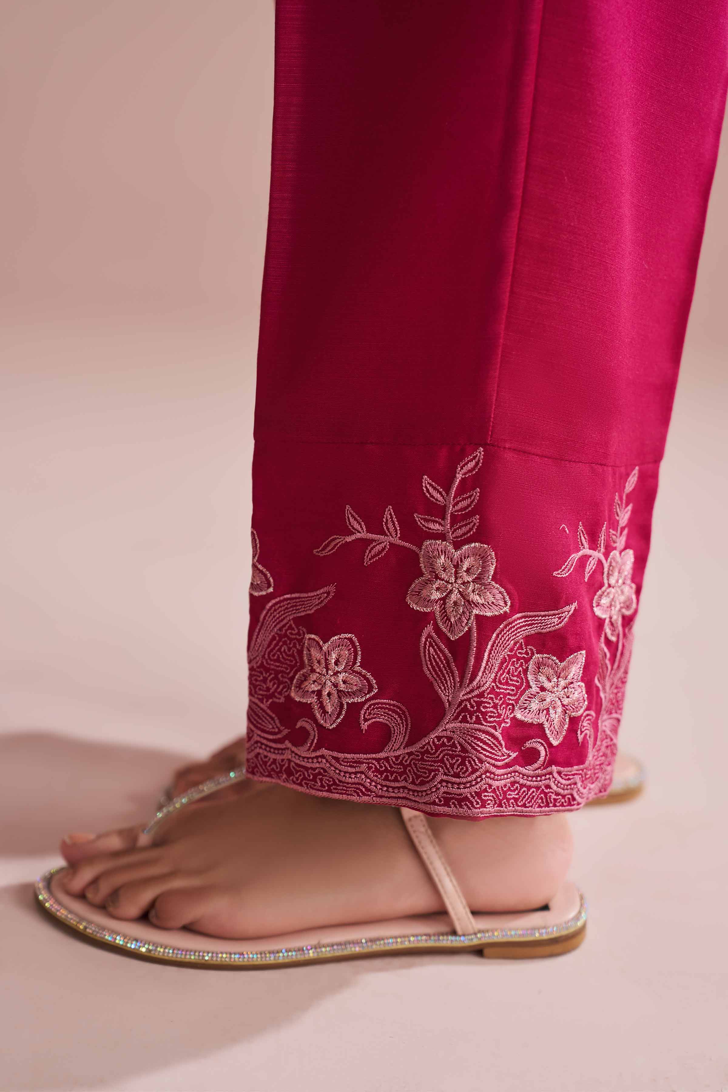 NishatUK - Pink Embroidered Lawn 2-piece ready to wear Dress