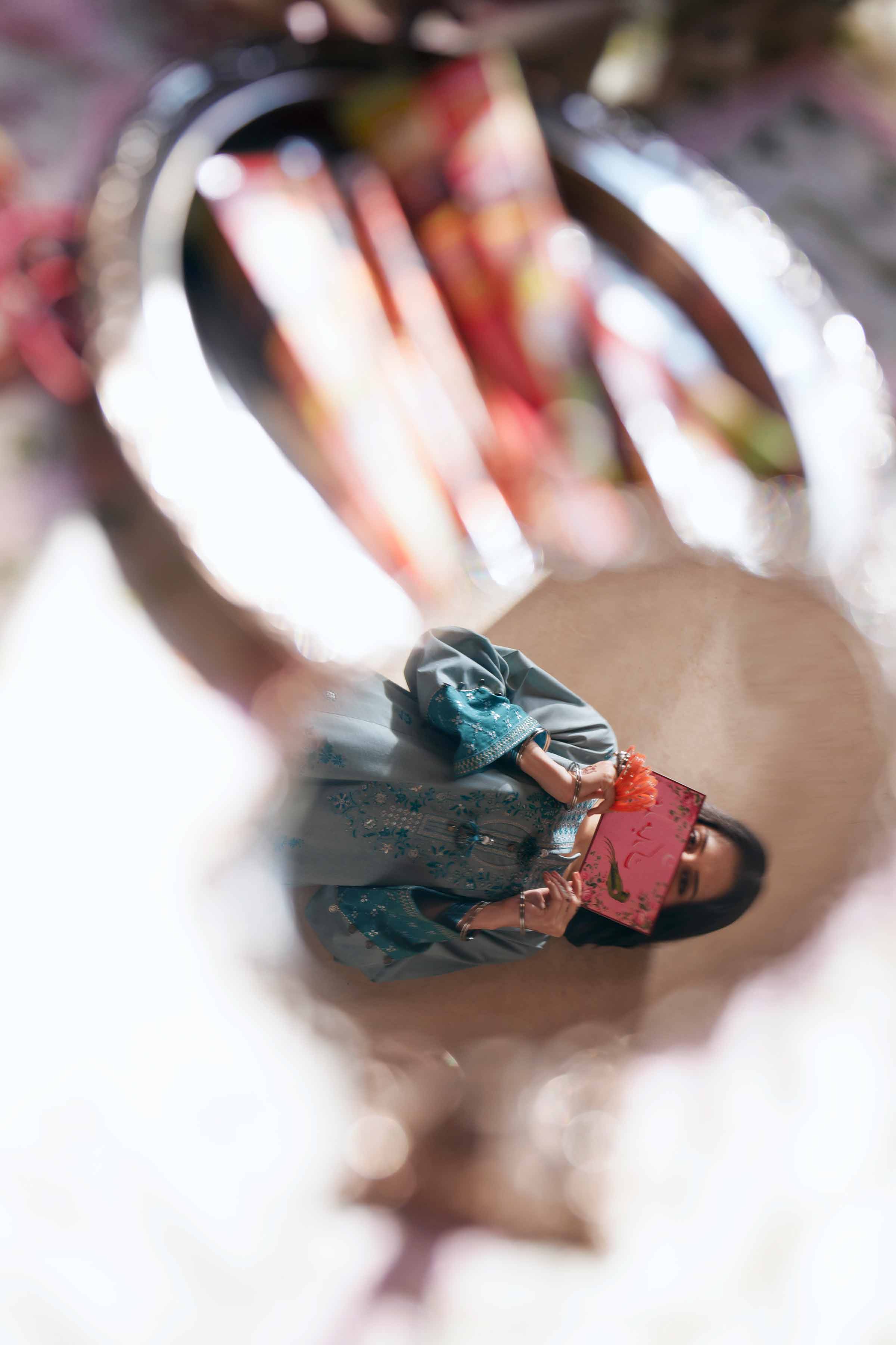 NishatUK - Blue Embroidered Cambric 2-piece ready to wear Dress