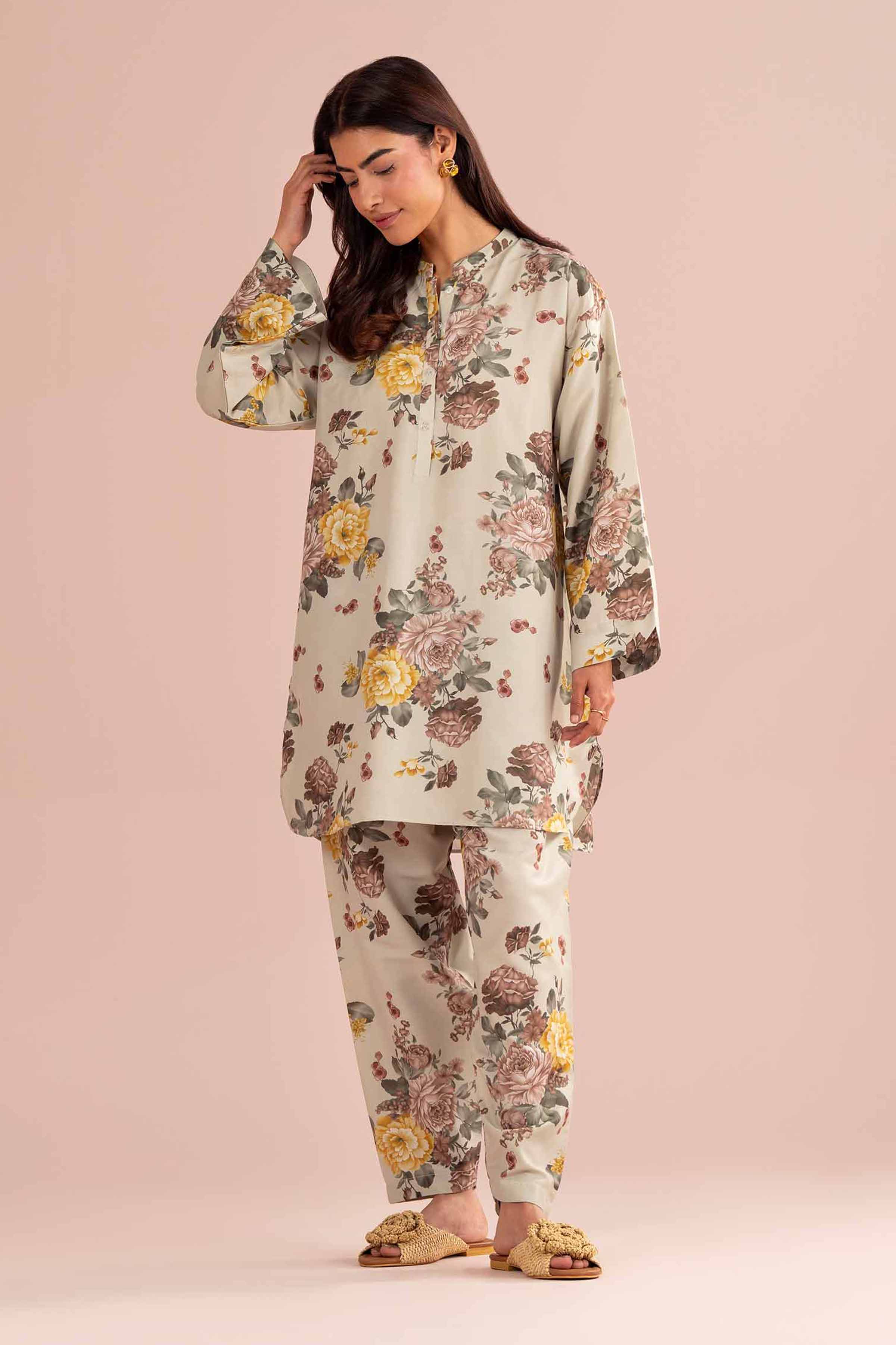 2 Piece - Printed Suit - PE26-419 for Women - Pret Collection | Nishat | Shop Online