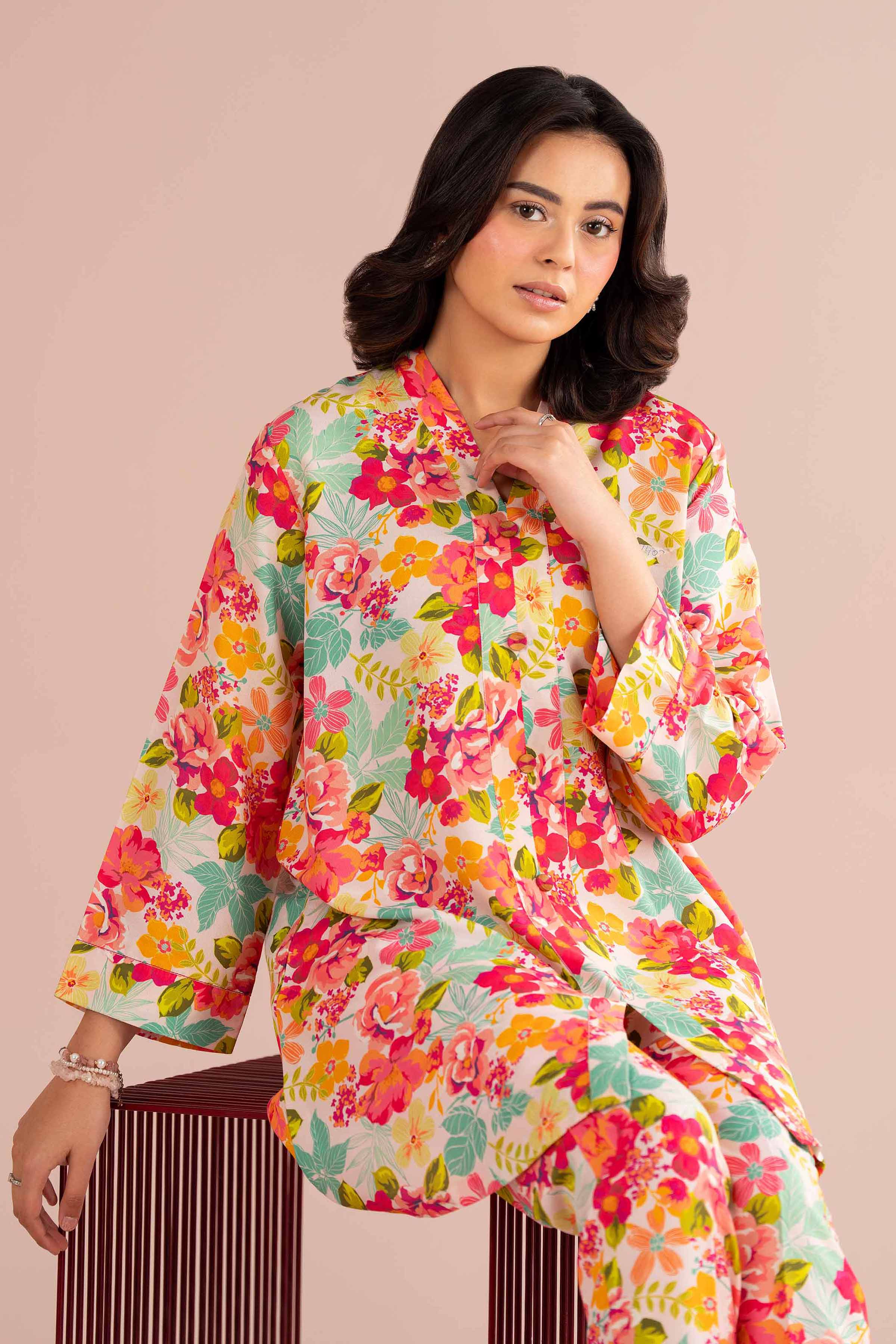 2 Piece - Printed Suit - PE26-423 for Women - Pret Collection | Nishat | Shop Online