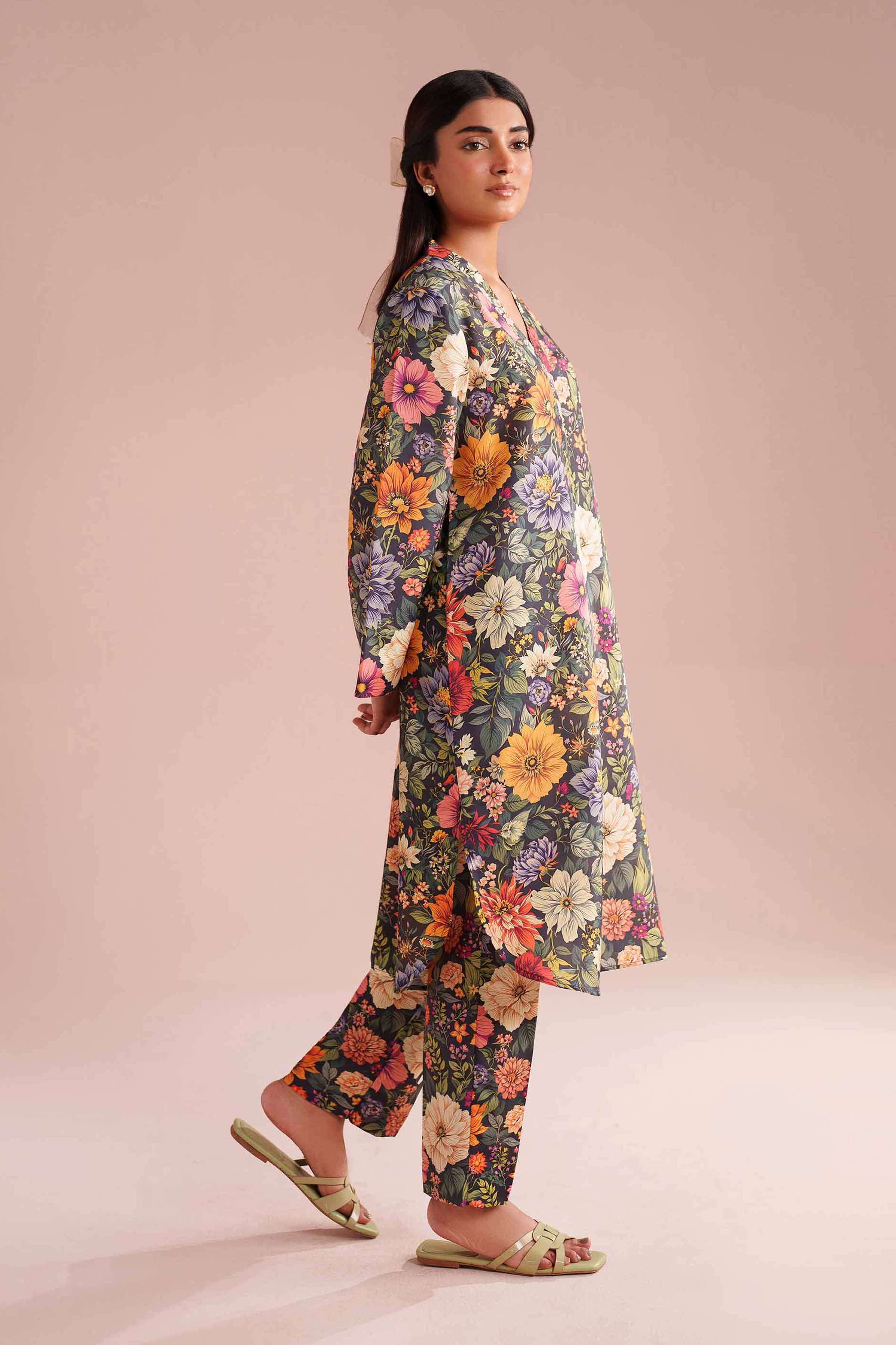 2 Piece - Printed Suit - PE26-425 for Women - Pret Collection | Nishat | Shop Online