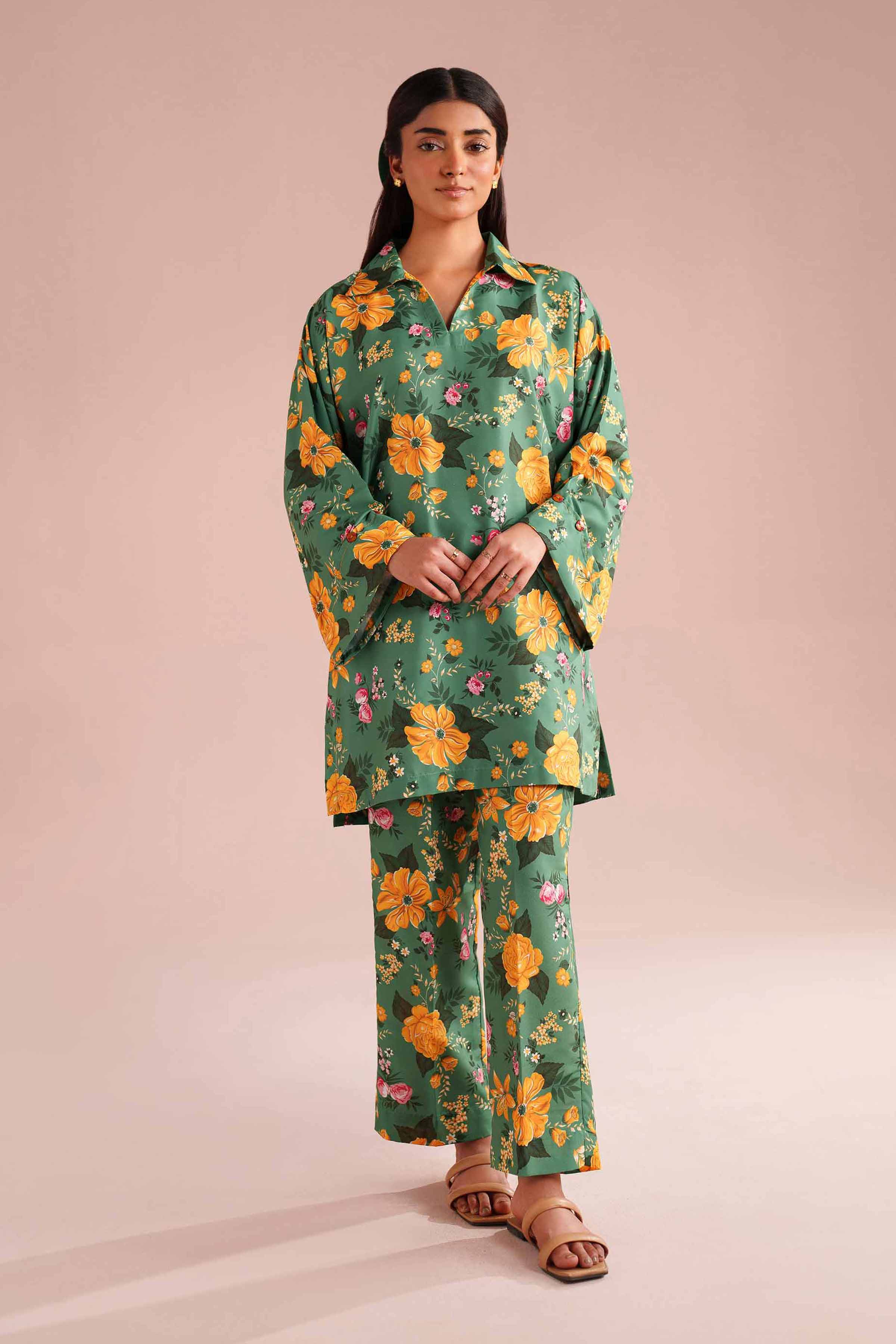 2 Piece - Printed Suit - PE26-431 for Women - Pret Collection | Nishat | Shop Online