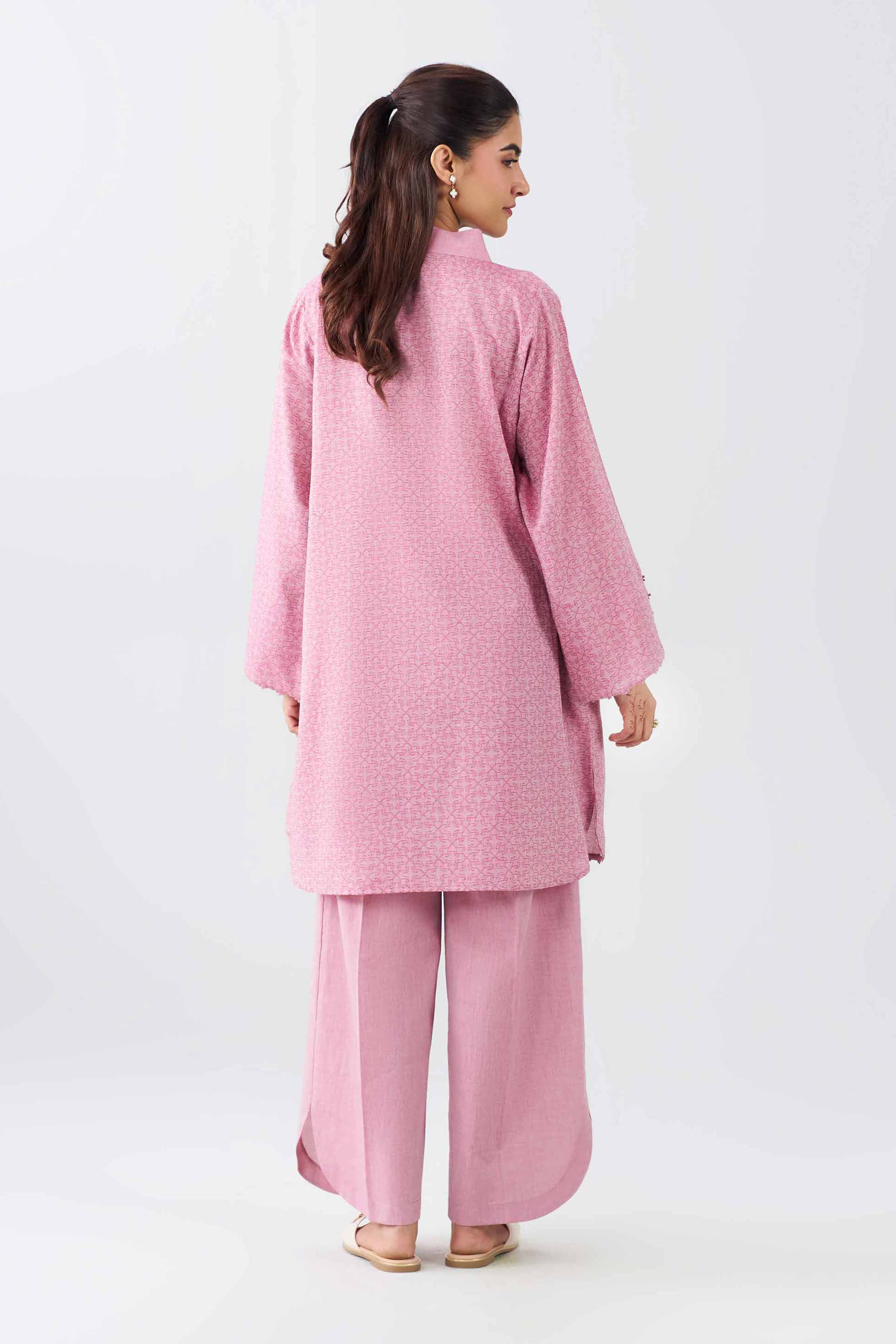 Nishat UK - Pink Printed Jacquard 2 Pieces ready to wear Dress