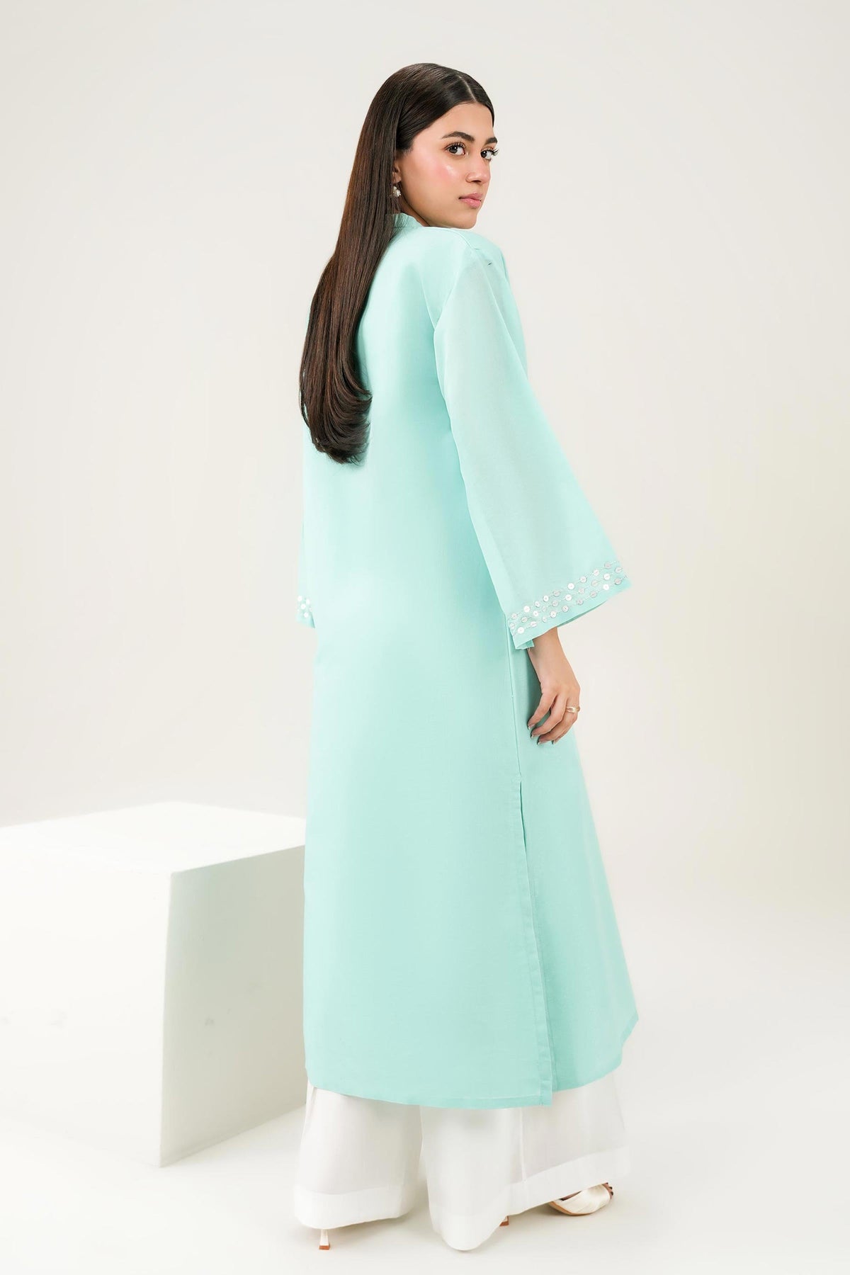 Nishat UK - Blue Embroidered Viscose 1 Piece ready to wear