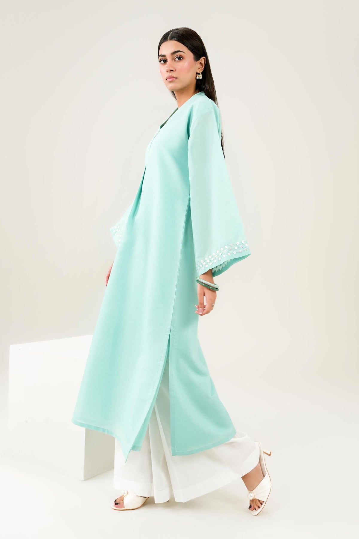 Nishat UK - Blue Embroidered Viscose 1 Piece ready to wear