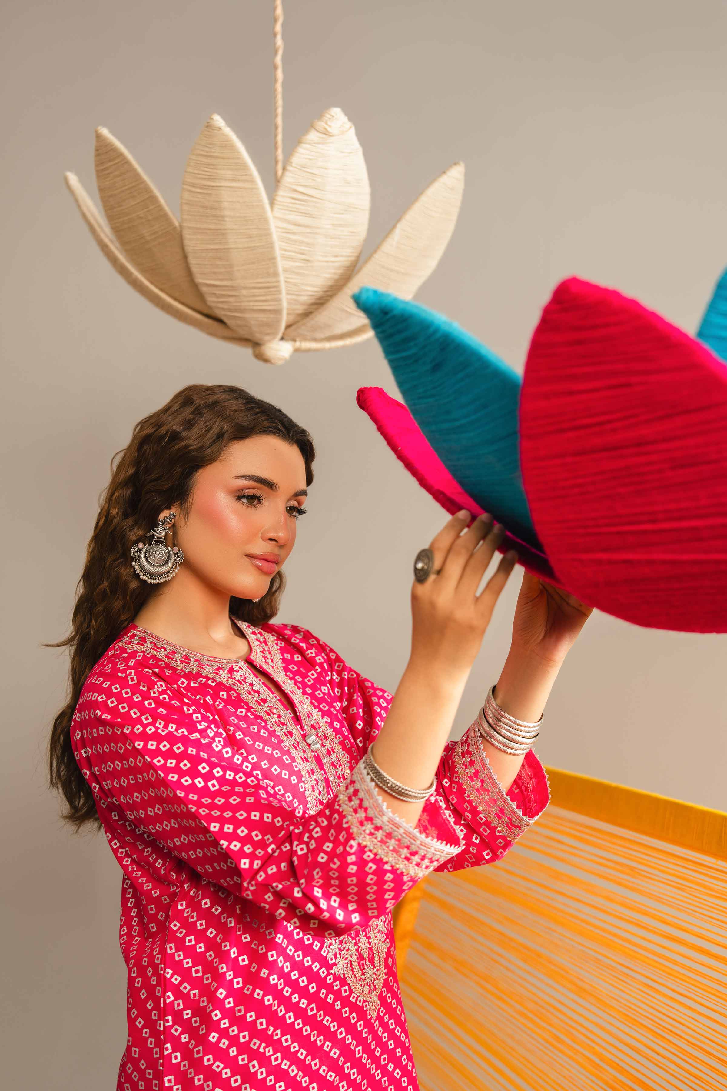 NishatUK - Pink Embroidered Lawn 1-piece ready to wear Shirt