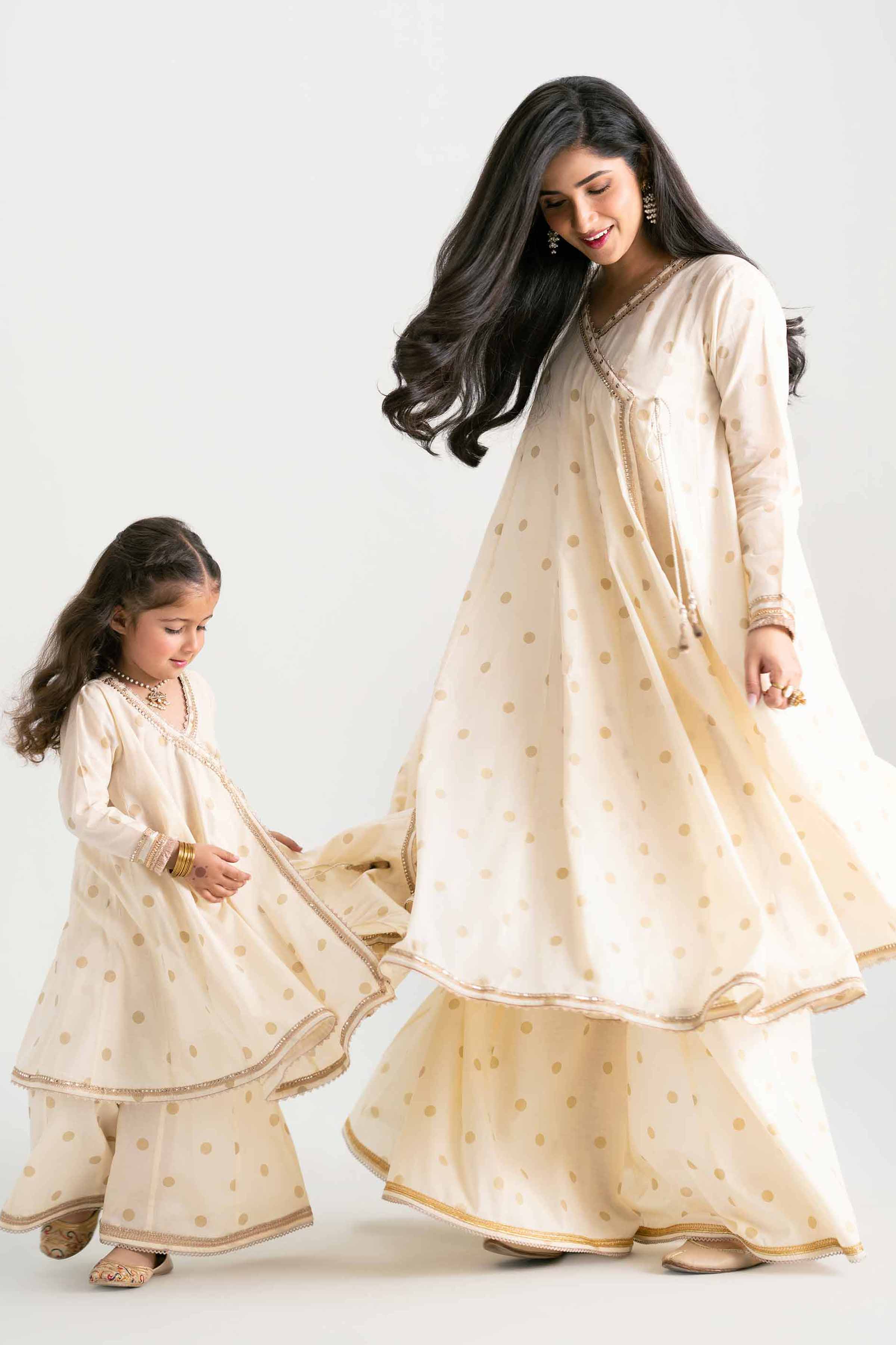 NishatUK - Off White Printed Lawn 2-piece ready to wear Dress