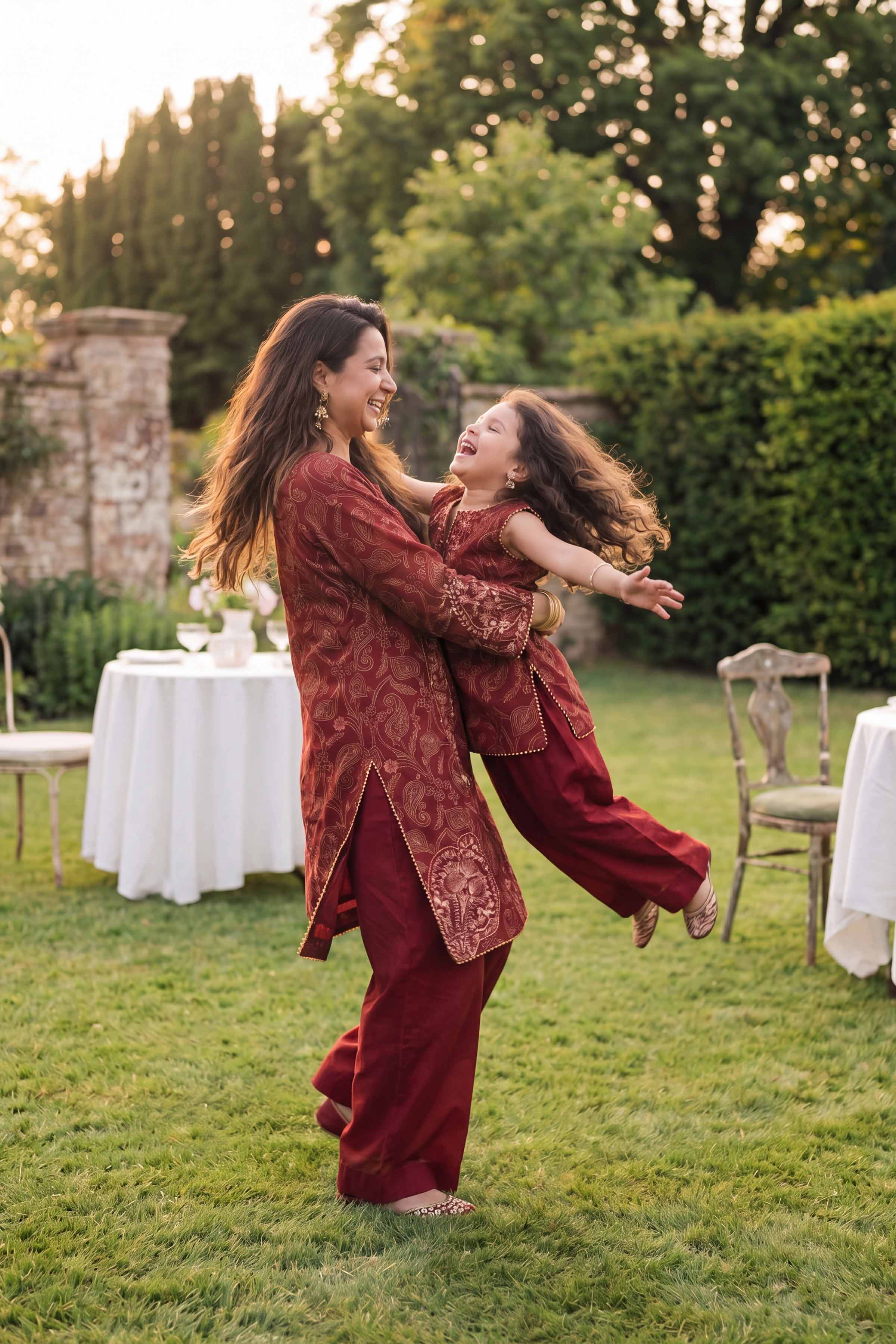 Nishat UK - Red Printed Lawn 2-piece ready to wear Dress