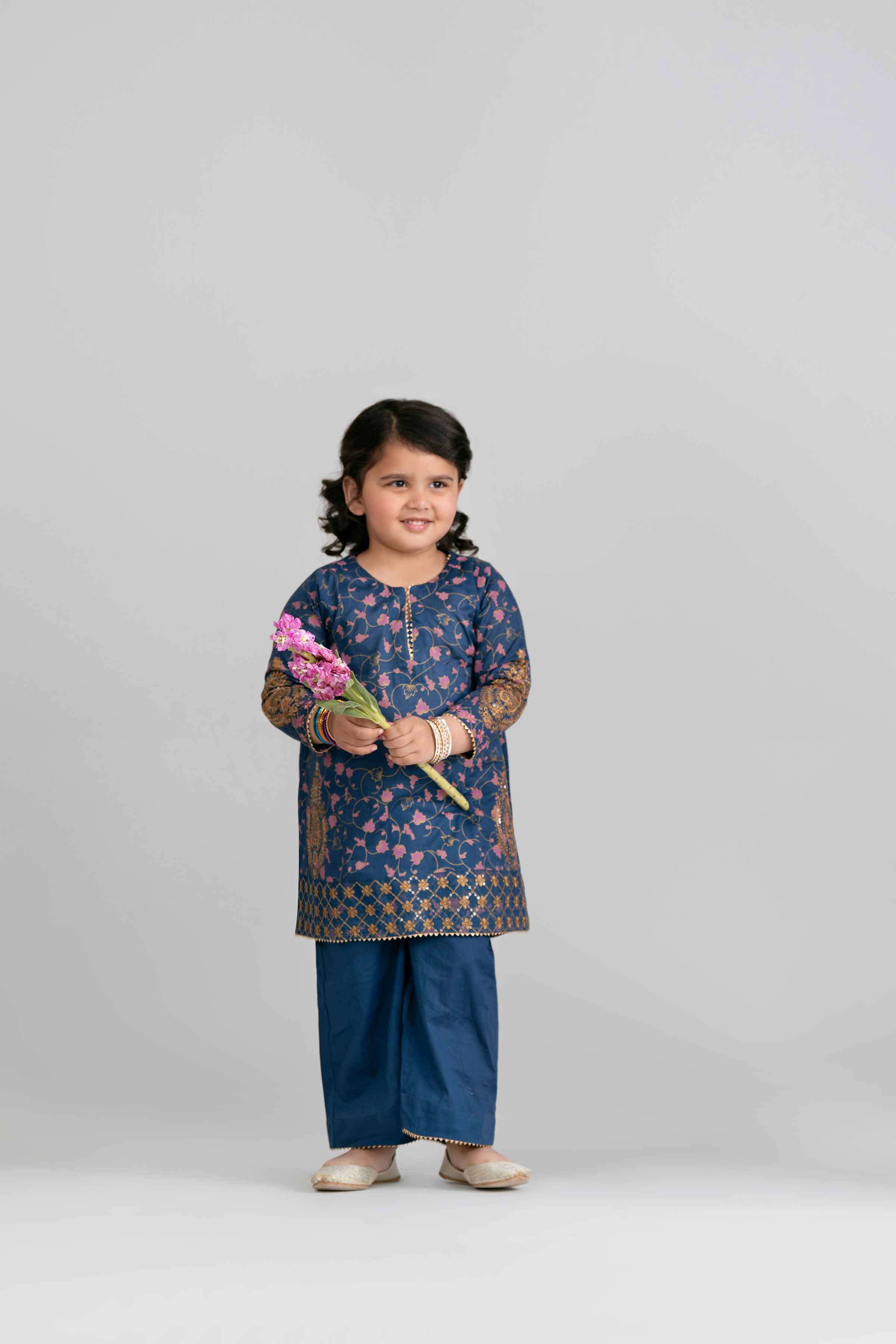 NishatUK - Black Embroidered Lawn 2-piece ready to wear Dress
