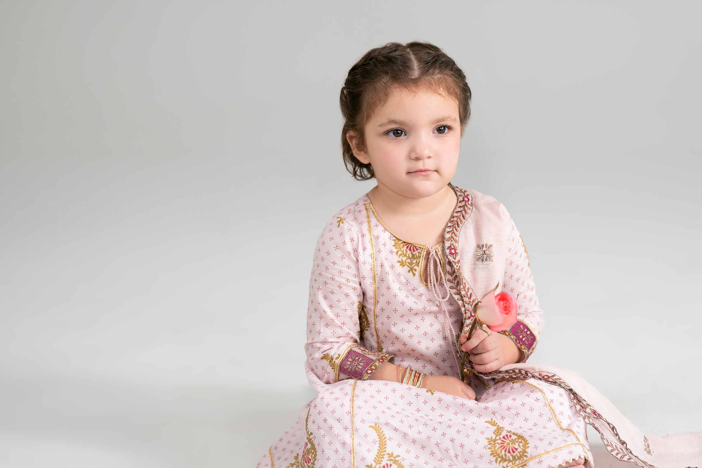 Nishat UK - Pink Embroidered Lawn 3-piece ready to wear Suit