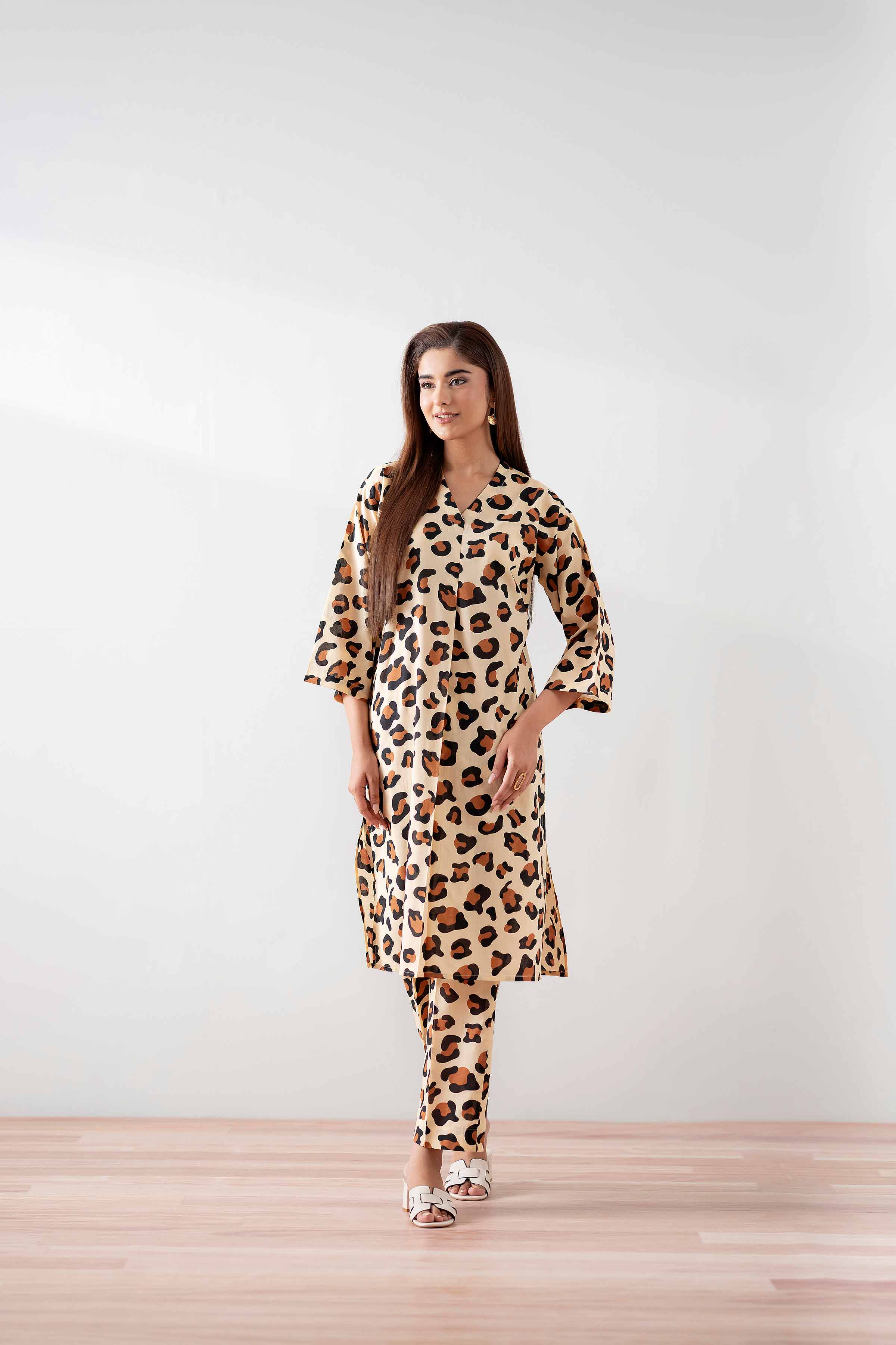 NishatUK - Skin Printed Cambric 2-piece ready to wear Dress