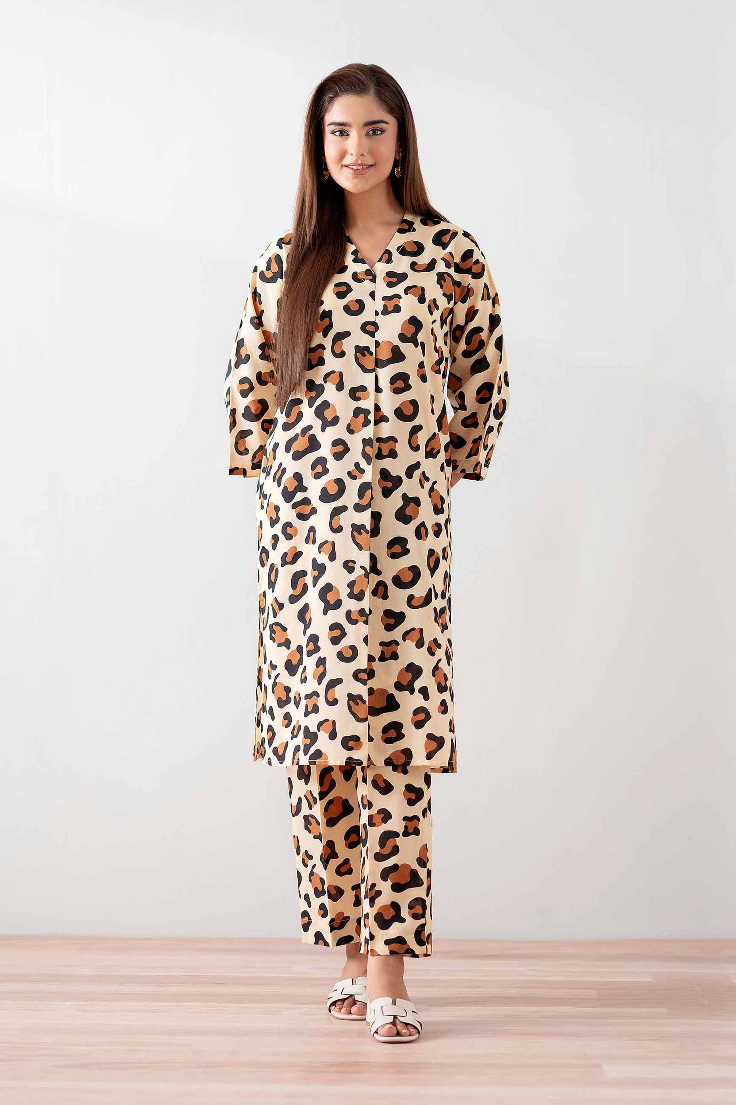 NishatUK - Skin Printed Cambric 2-piece ready to wear Dress