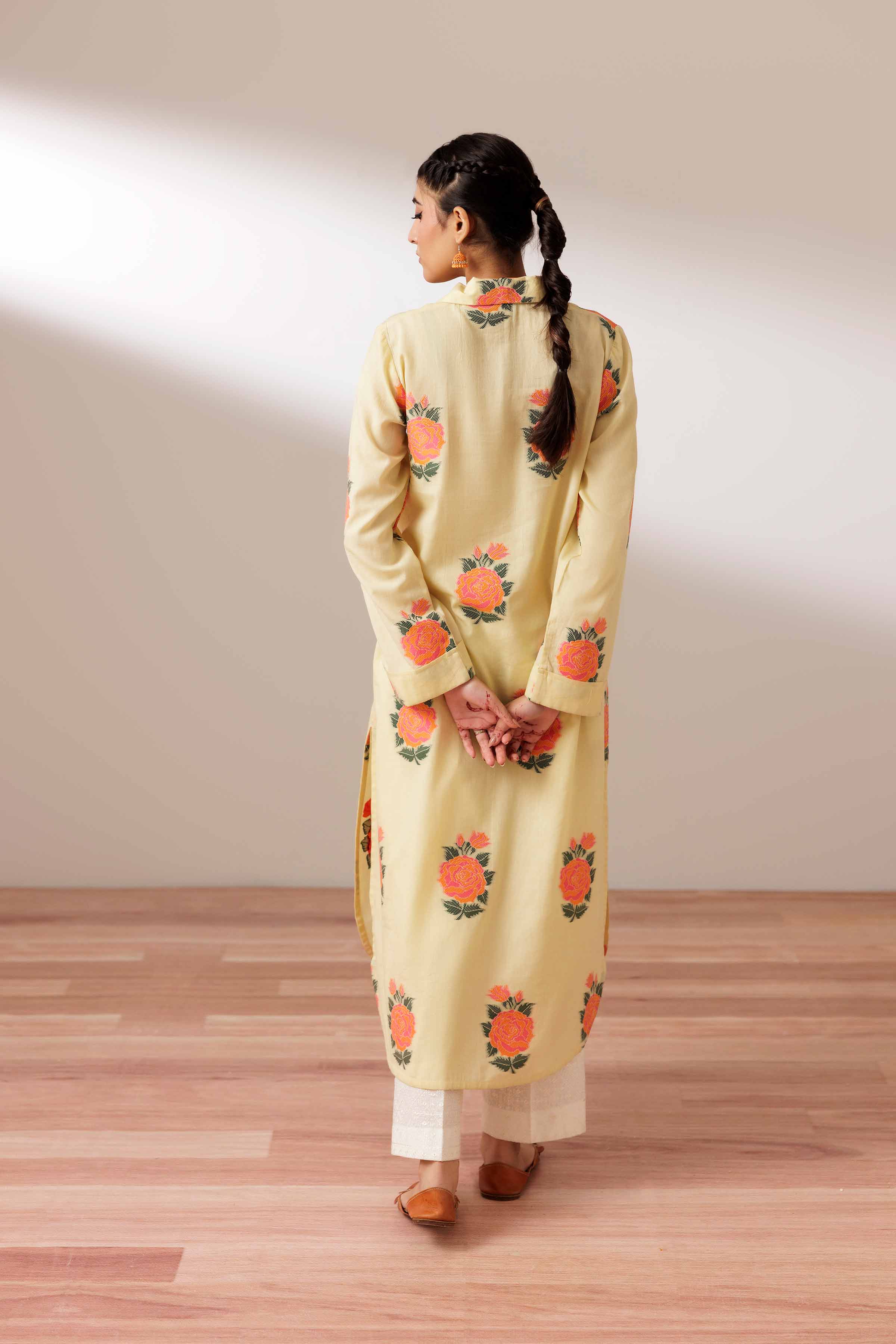 NishatUK - Sunshine Printed Jacquard 1-piece ready to wear Shirt