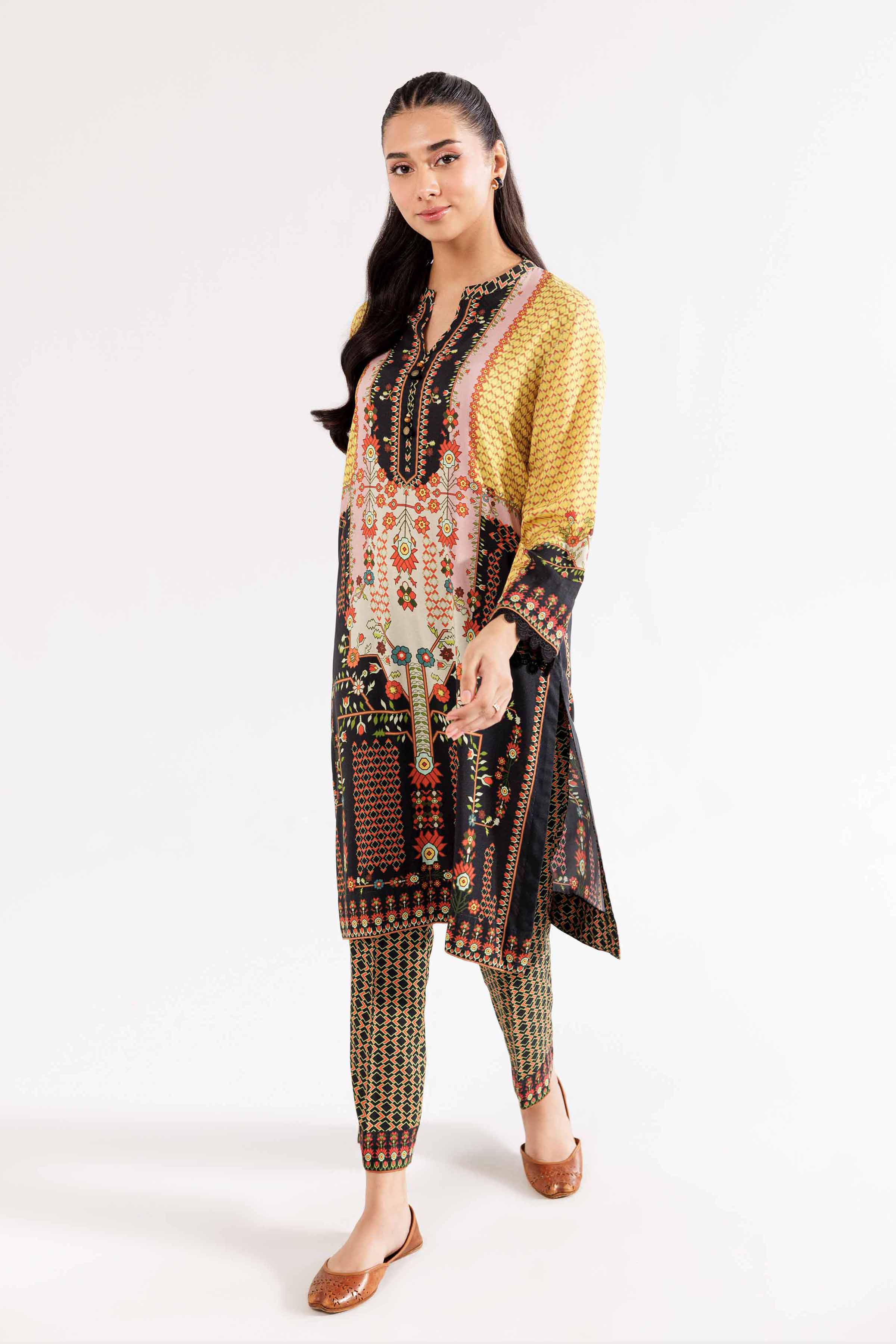 Nishat UK - 3 Piece - Printed Suit - FW24-71