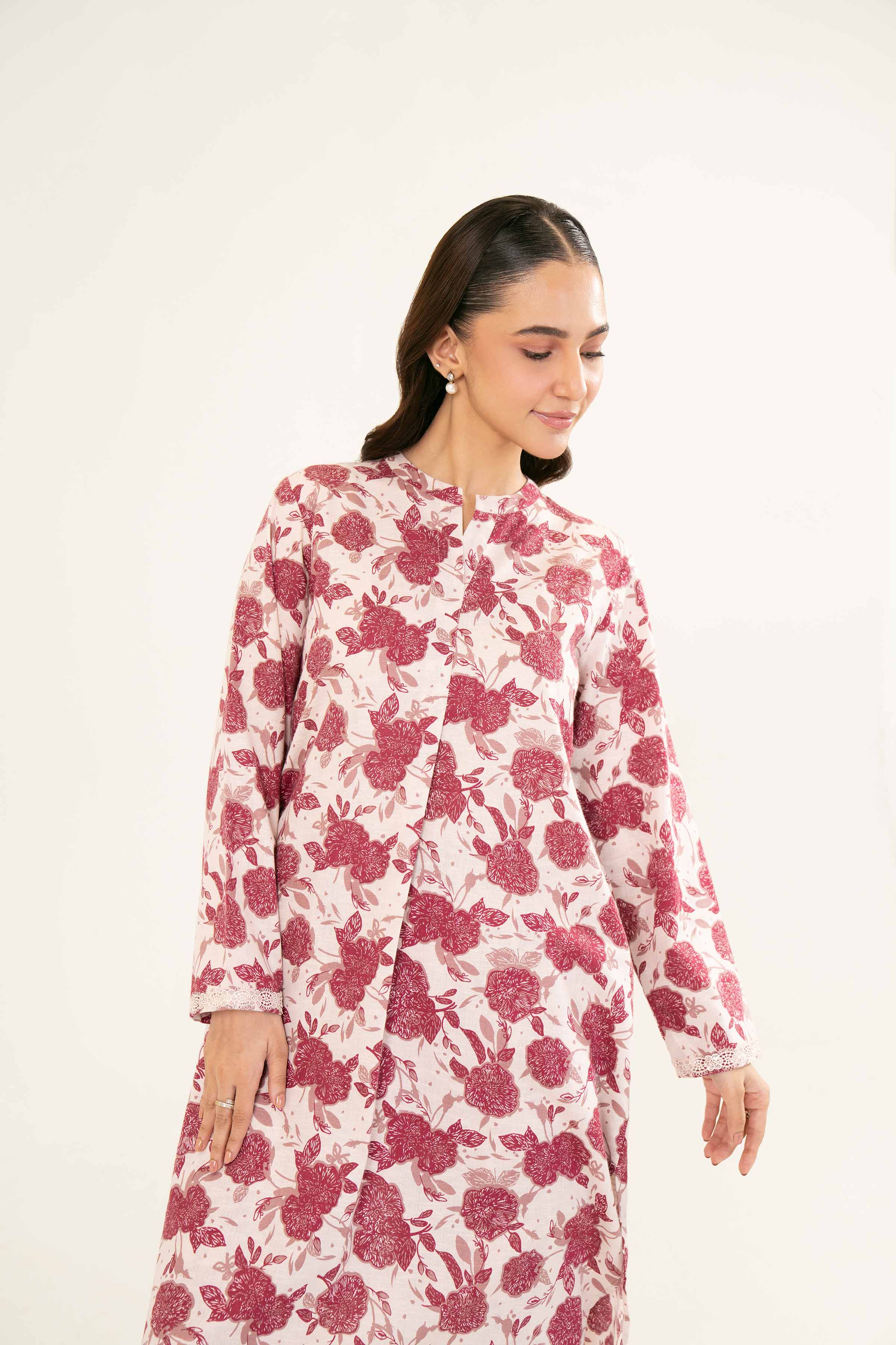 NishatUK - Brown Printed Karandi 2-piece ready to wear Dress