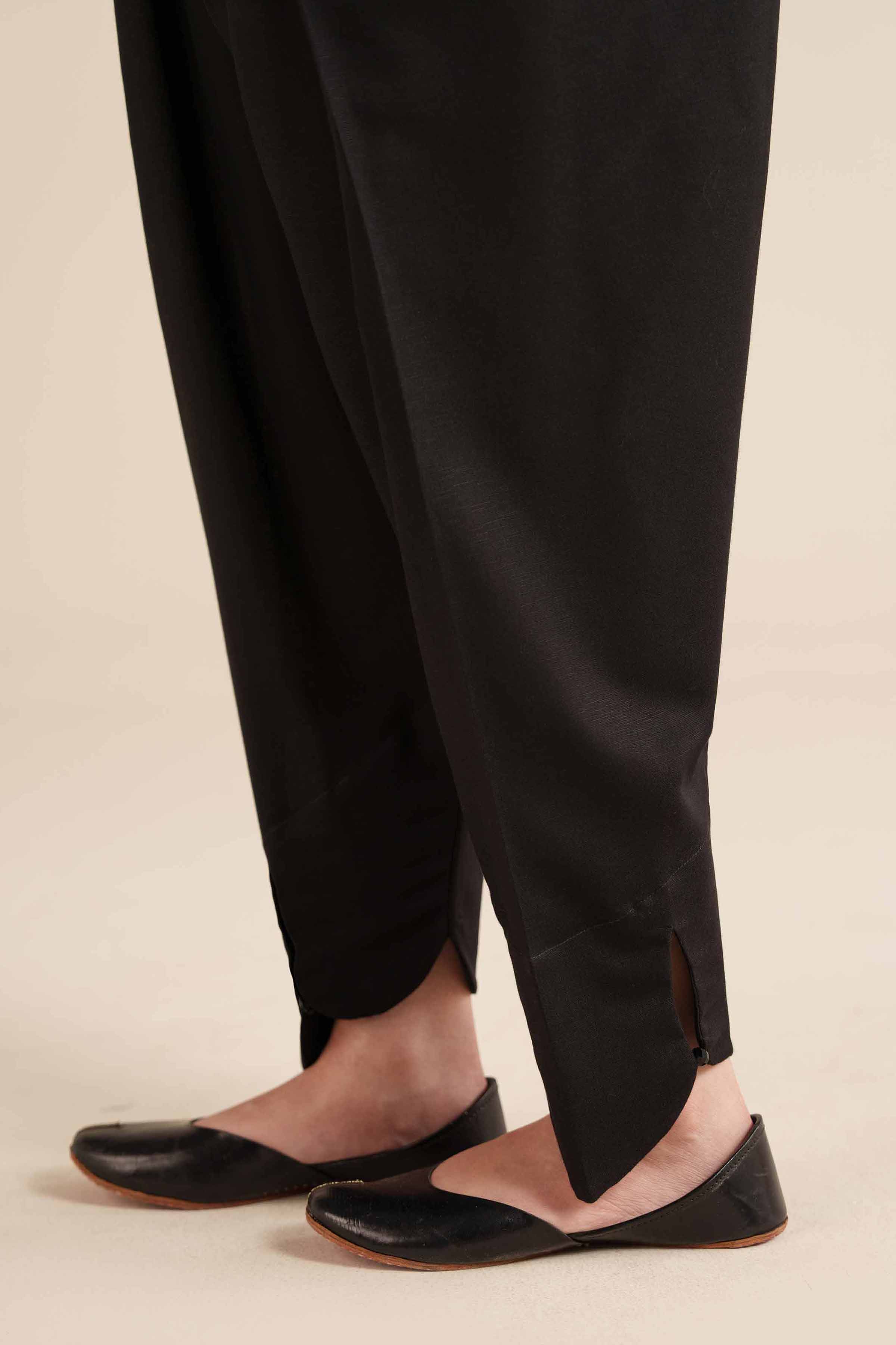 NishatUK - Black Solids Karandi 1-piece ready to wear Shalwar