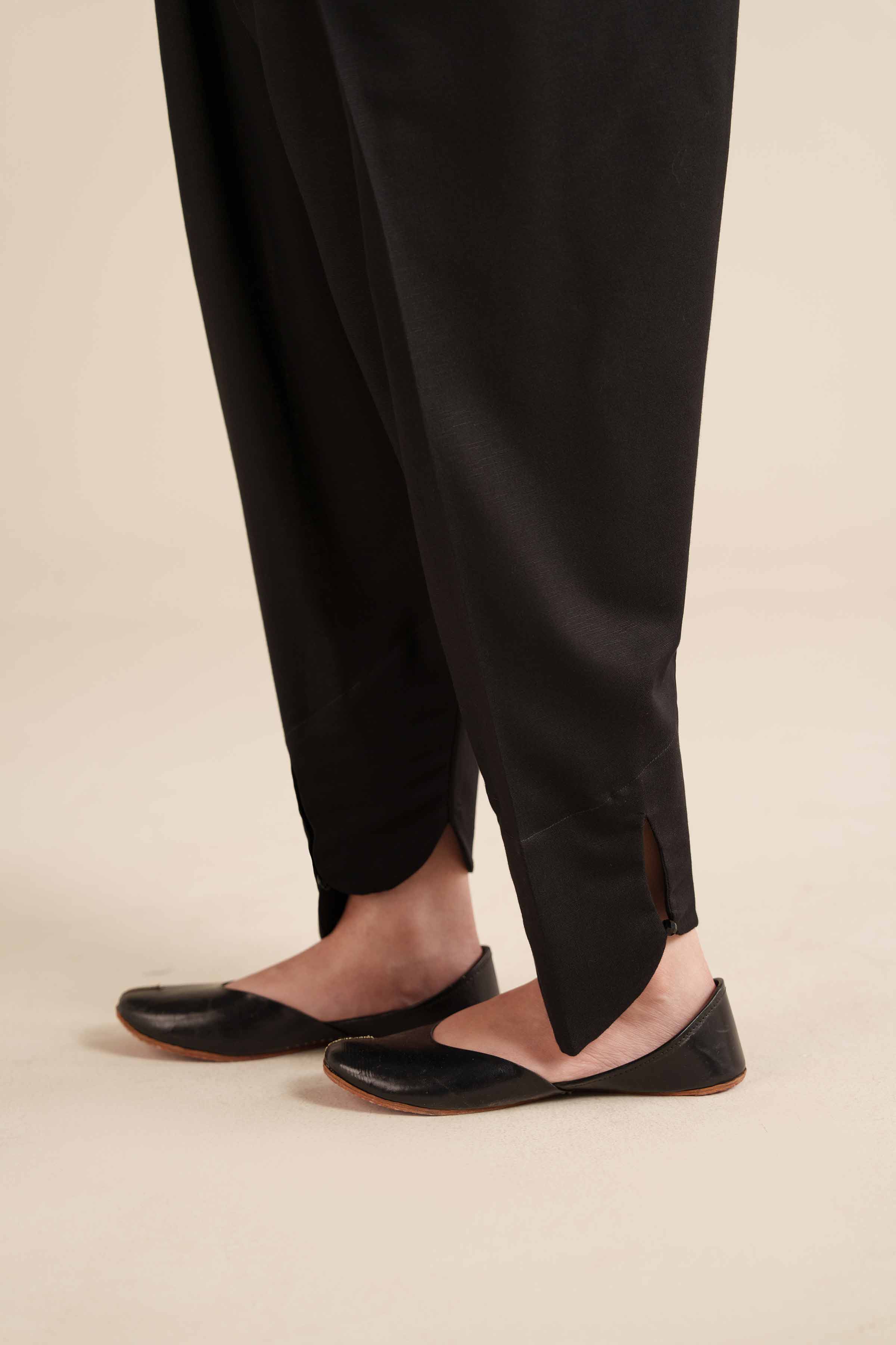 NishatUK - Black Solids Karandi 1-piece ready to wear Shalwar