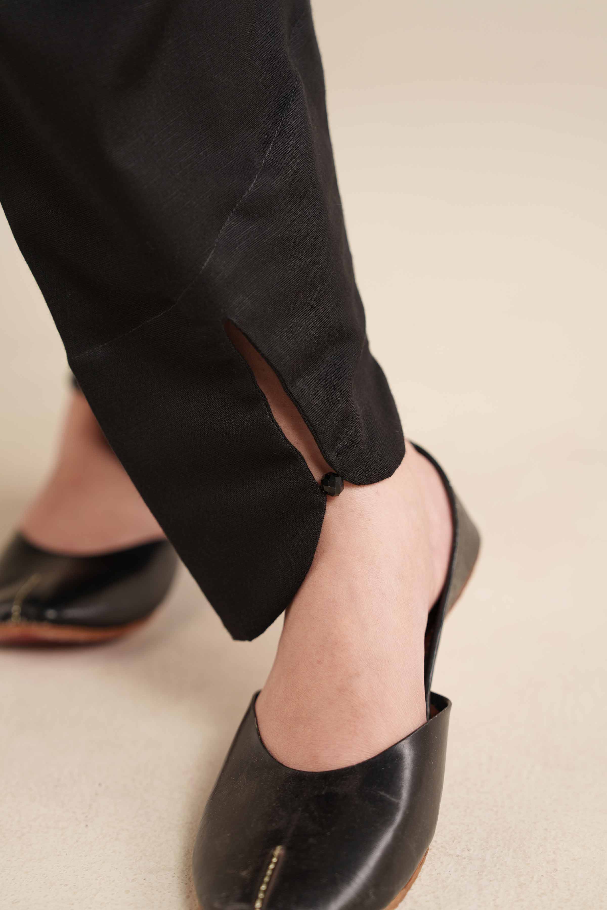 NishatUK - Black Solids Karandi 1-piece ready to wear Shalwar