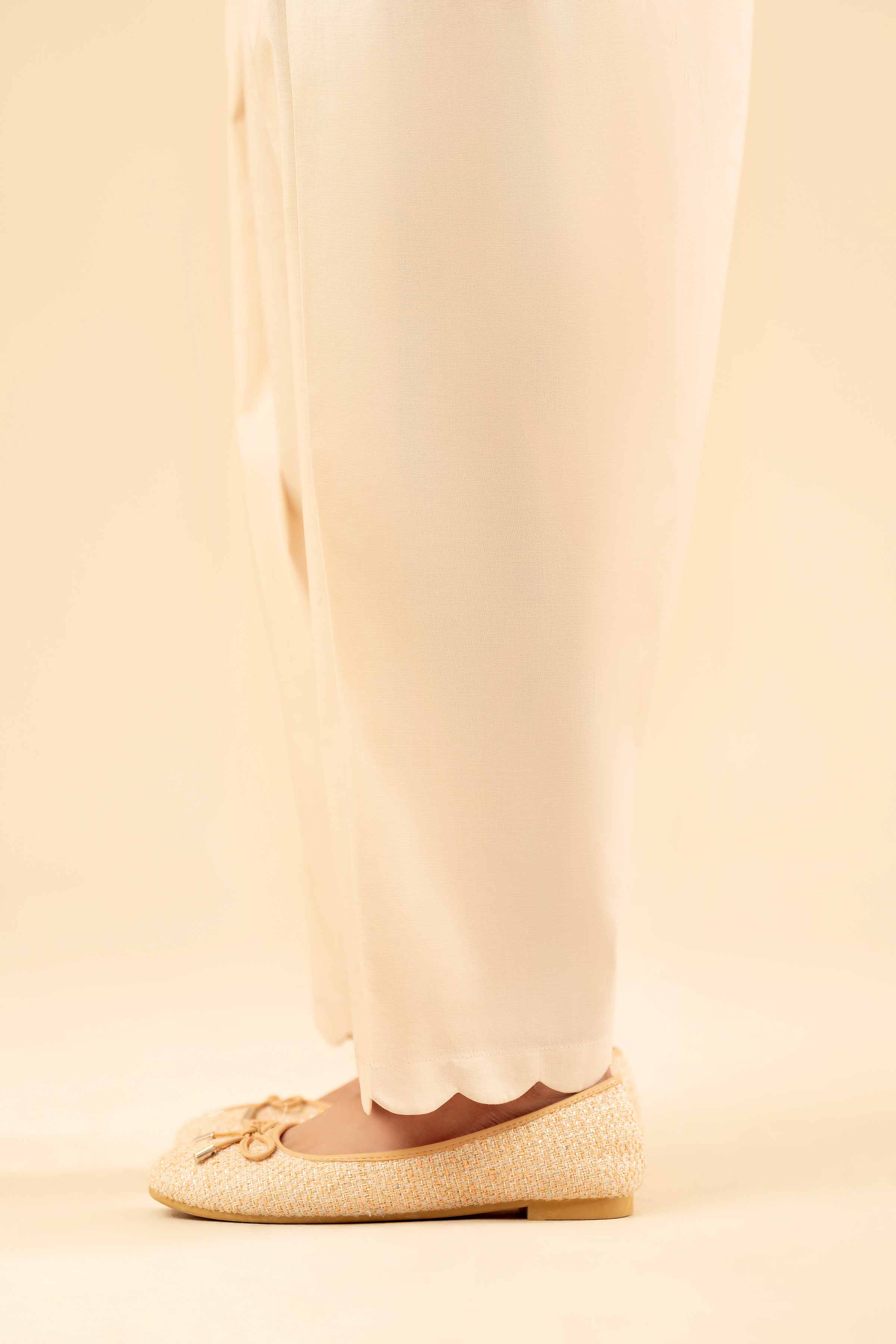 NishatUK - Off White Solids Cambric 1-piece ready to wear Shalwar