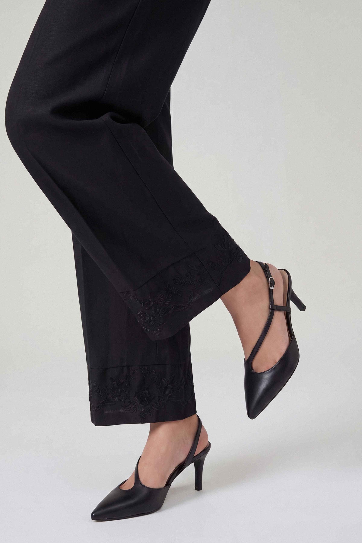 Nishat UK - Black Embroidered Karandi 1 Piece ready to wear