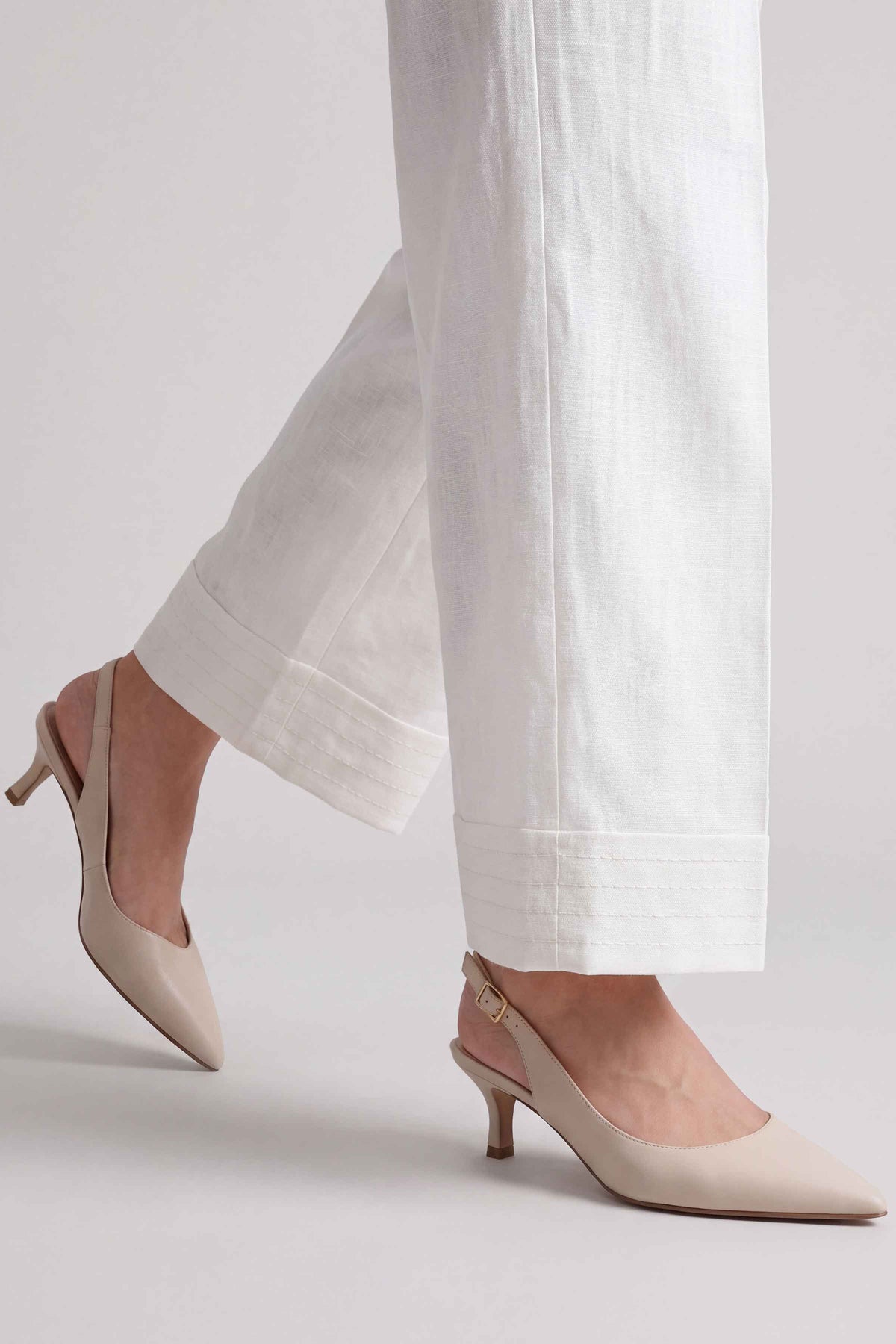 Nishat UK - Off White Solids Karandi 1 Piece ready to wear Trouser