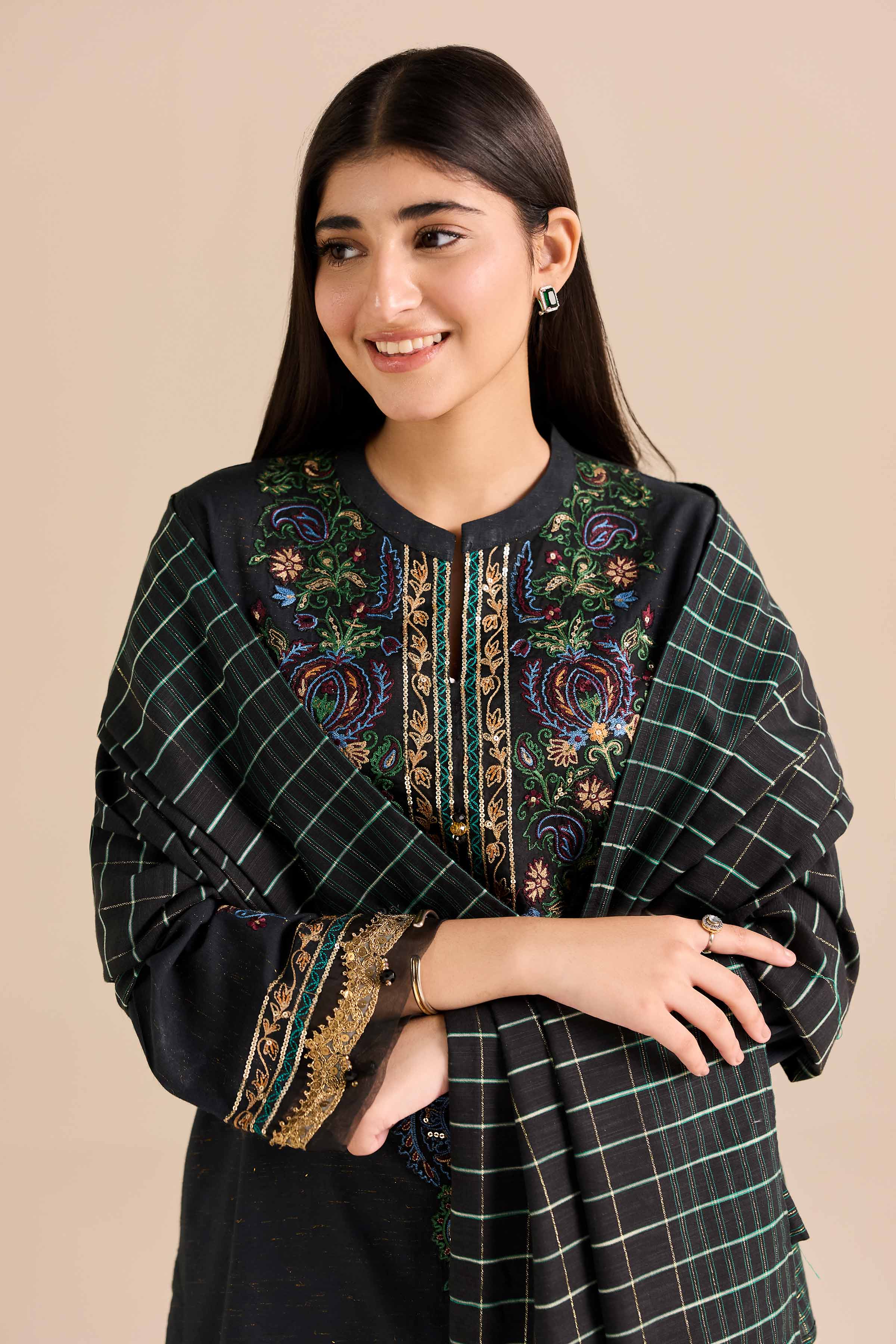 Nishat UK - 3 Piece - Embroidered Suit - PW25-265