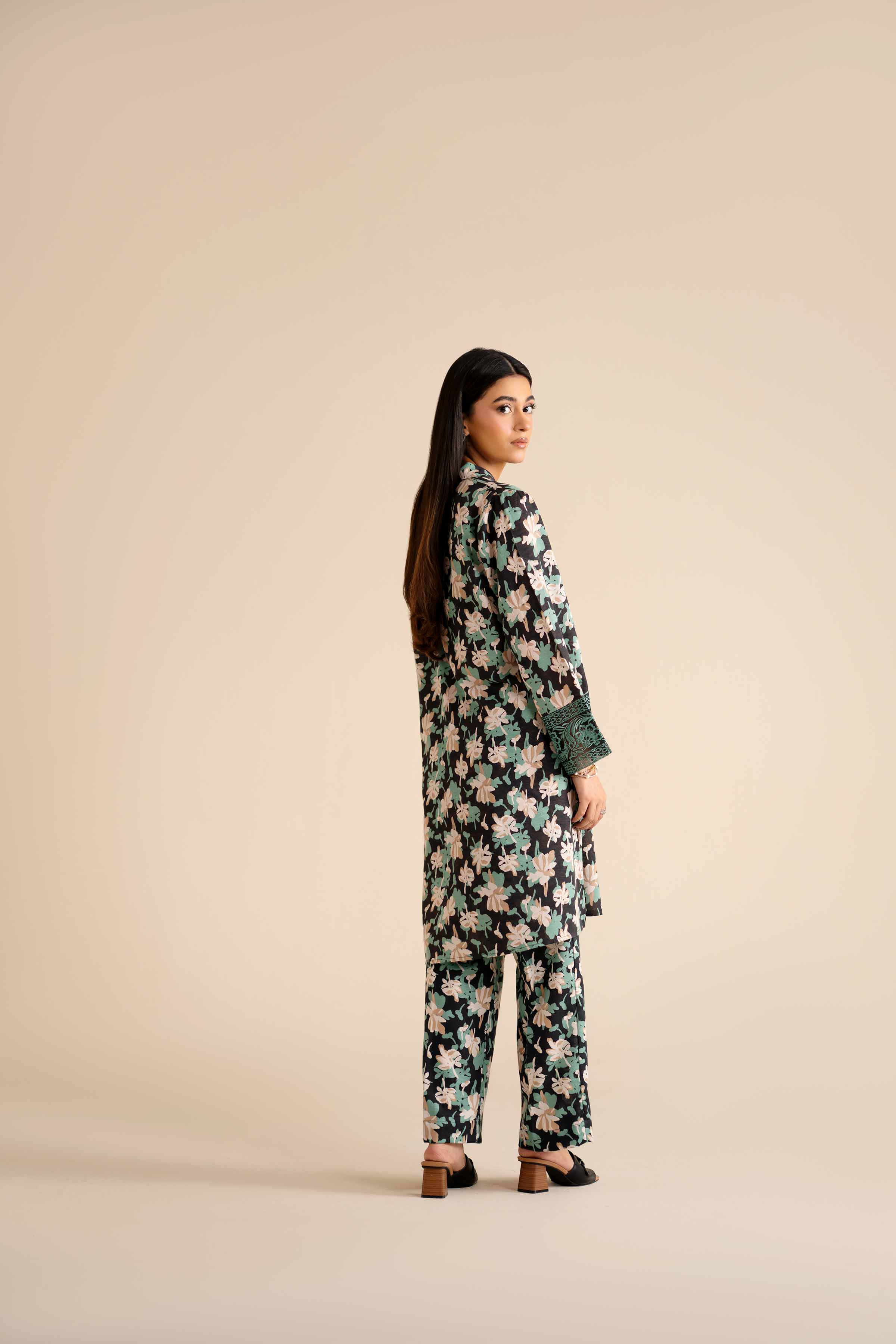 NishatUK - Multi Embroidered Karandi 2-piece ready to wear Dress