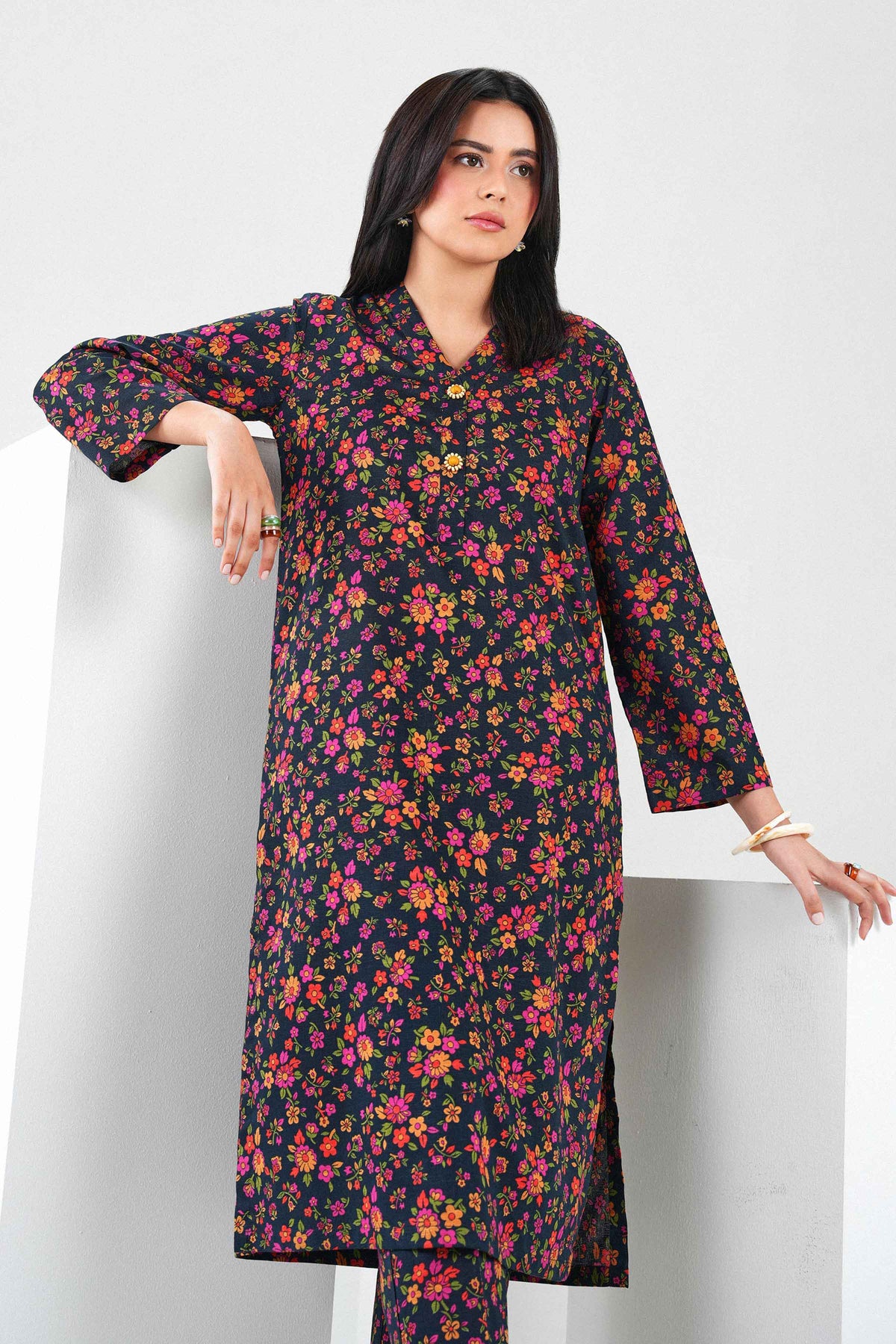 Nishat UK - Multi Embroidered Karandi 2 Pieces ready to wear