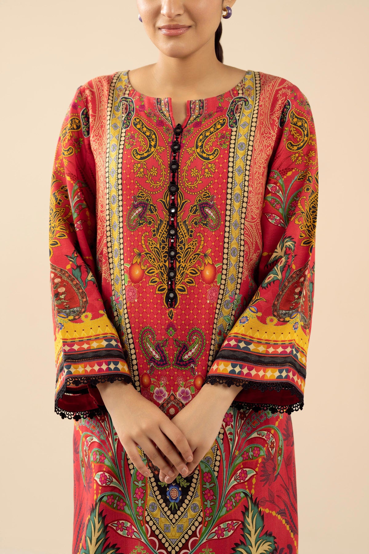 Nishat UK - Multi Printed Linen 2 Pieces ready to wear