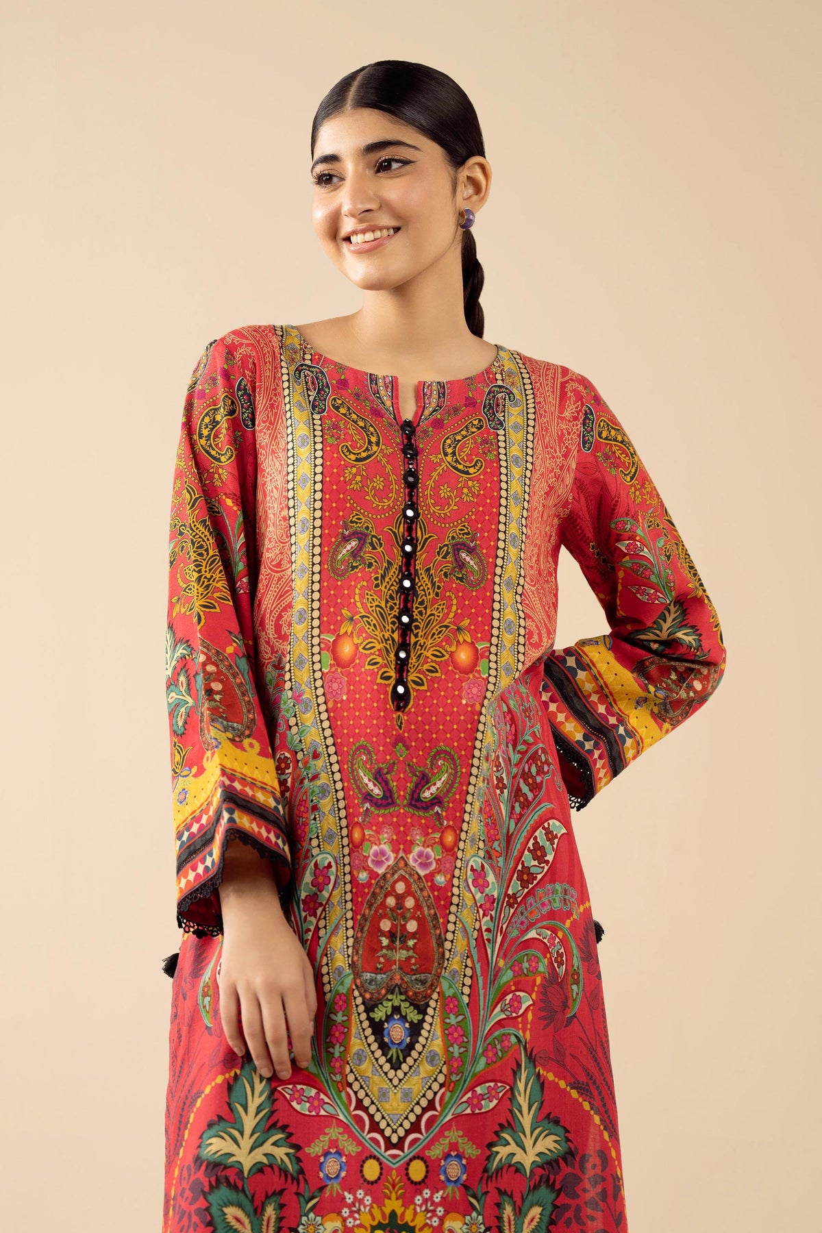 Nishat UK - Multi Printed Linen 2 Pieces ready to wear