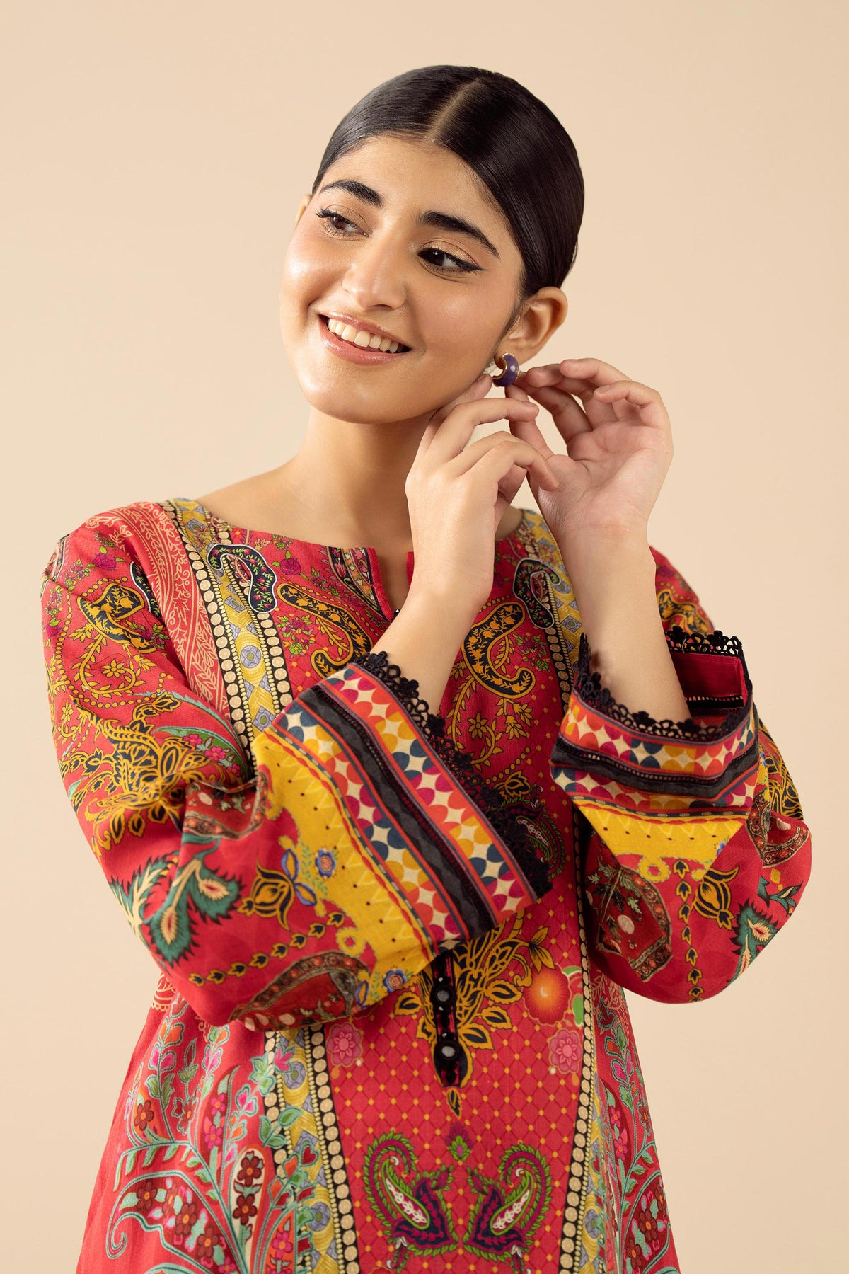 Nishat UK - Multi Printed Linen 2 Pieces ready to wear
