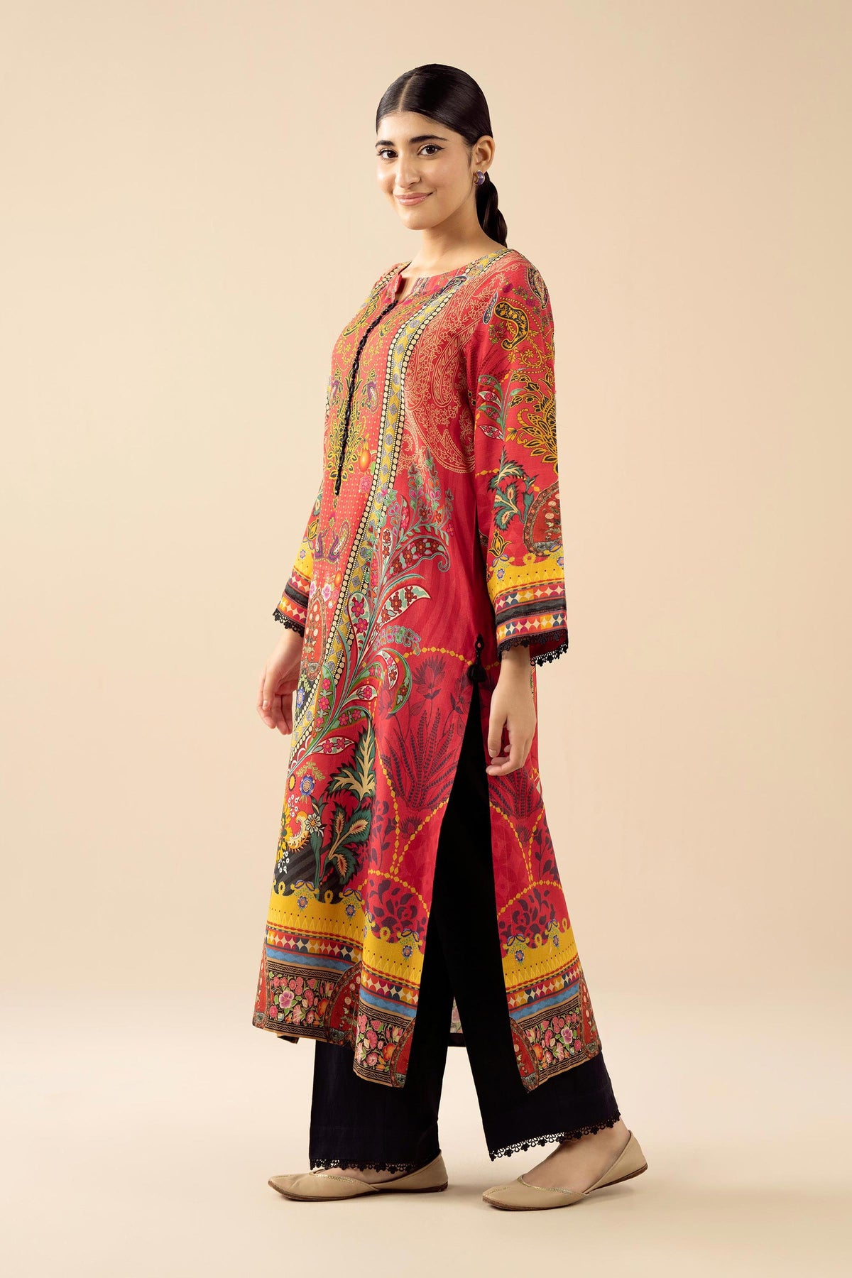 Nishat UK - Multi Printed Linen 2 Pieces ready to wear