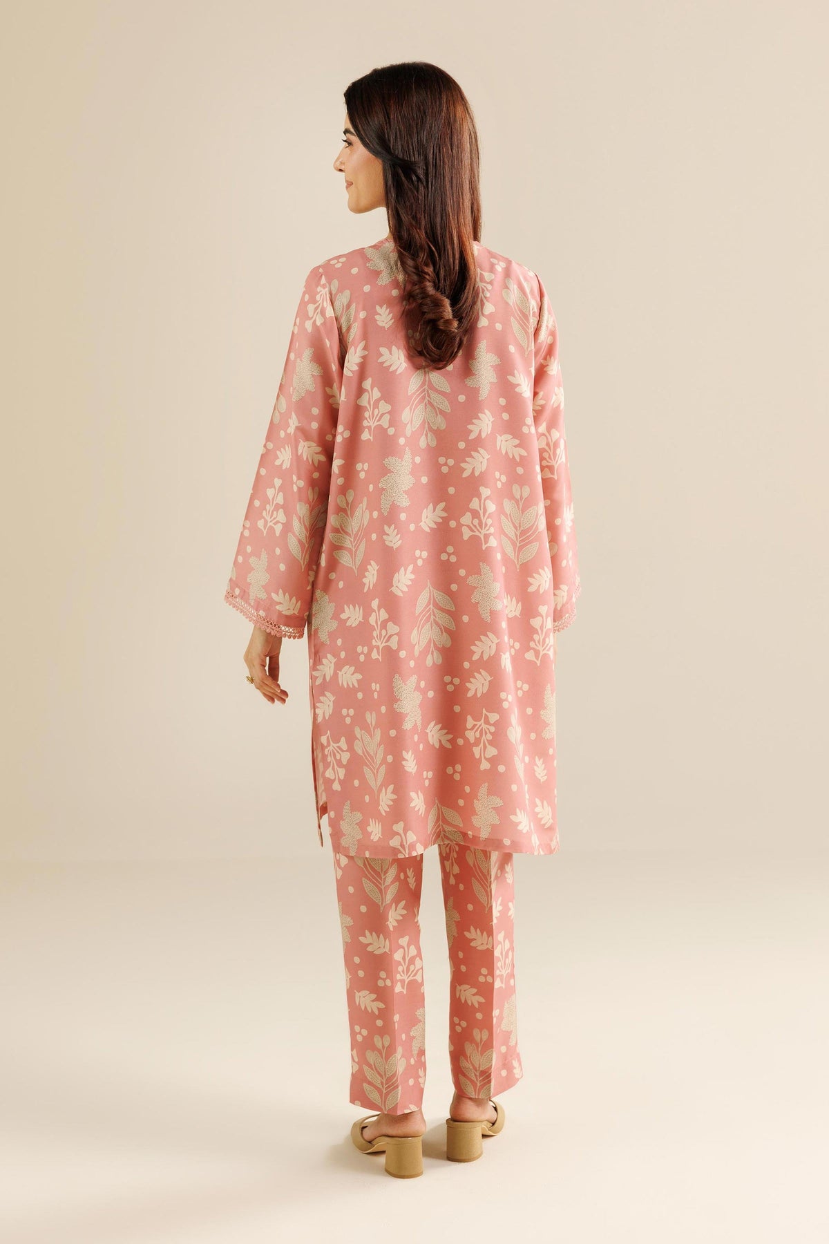 Nishat UK - Pink Printed Swiss Lawn 2 Pieces ready to wear