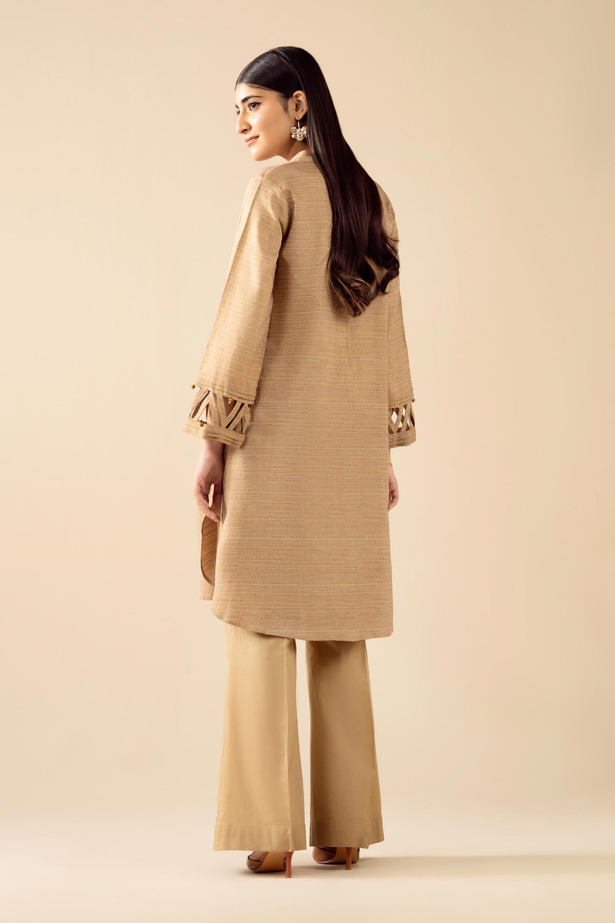 Nishat UK - Brown Solids Yarn Dyed 2 Pieces ready to wear