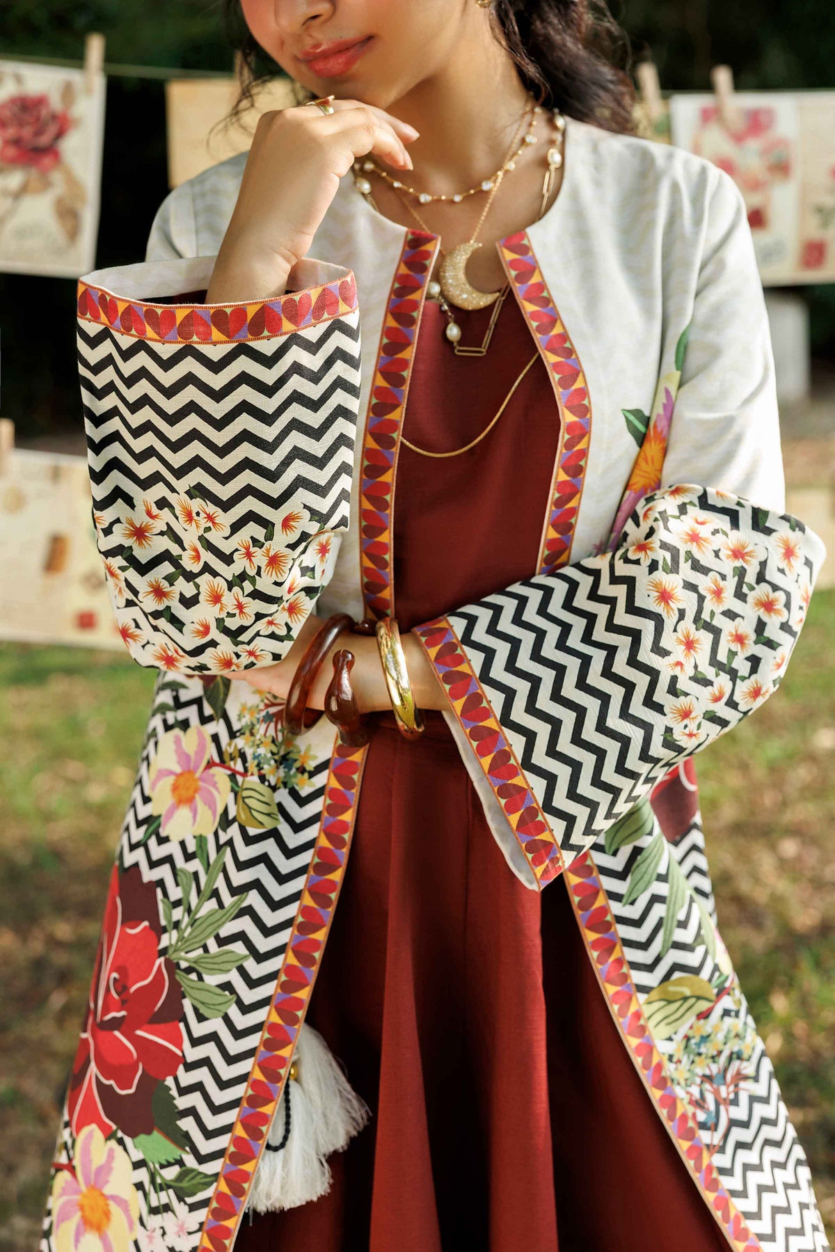 Nishat UK - Beige Printed Karandi 1 Piece ready to wear