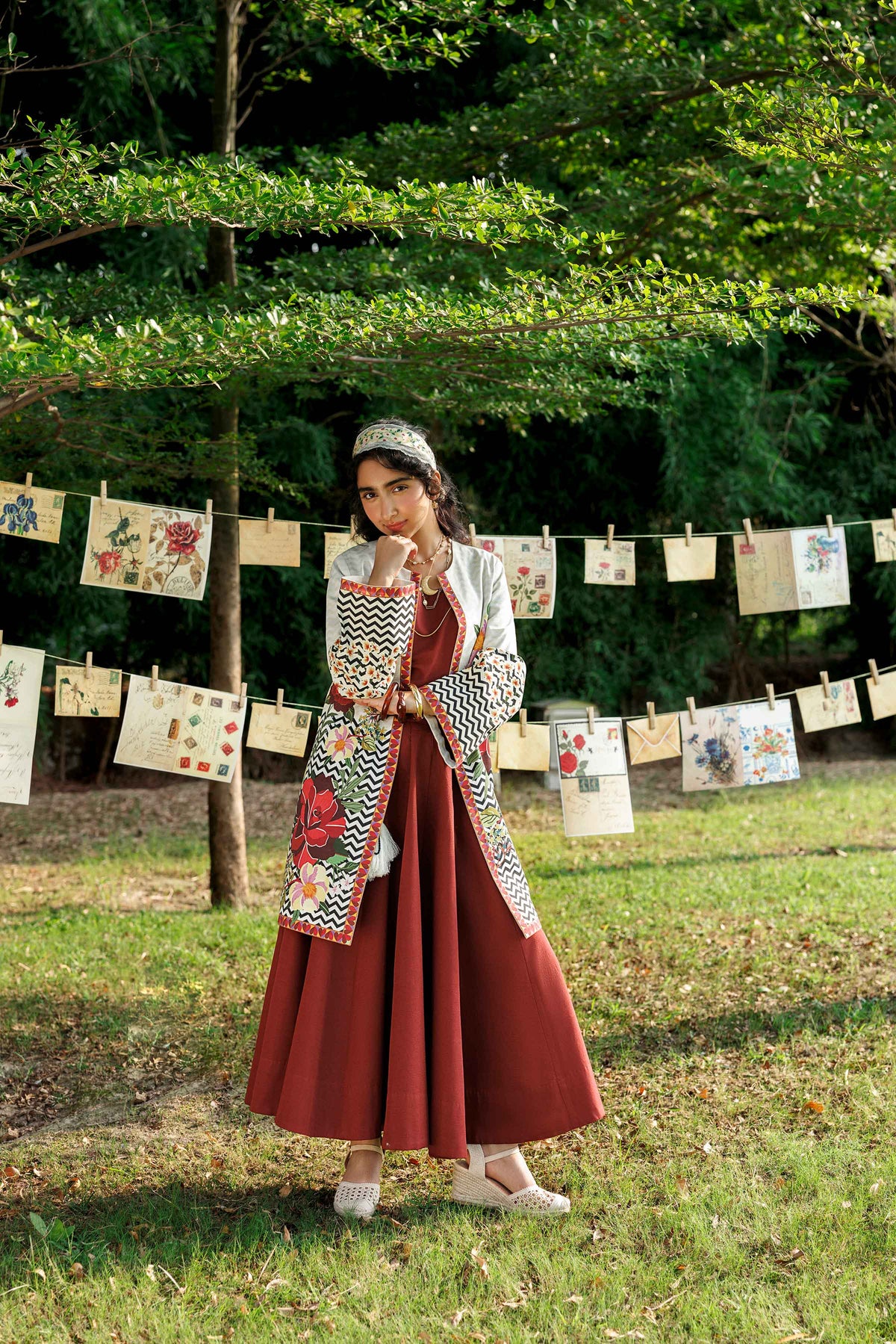 Nishat UK - Beige Printed Karandi 1 Piece ready to wear