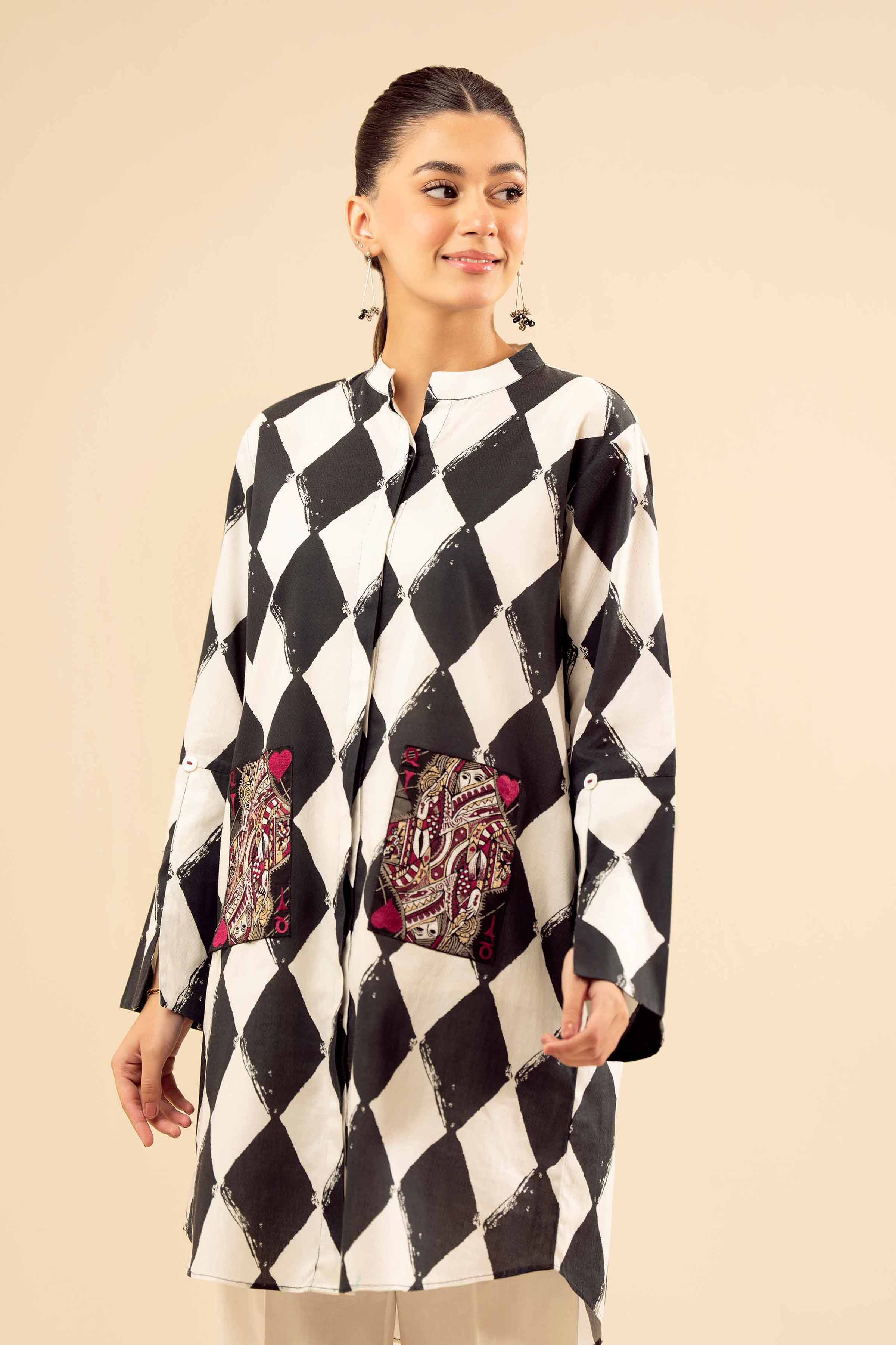 NishatUK - Multi Embroidered Cambric 1-piece ready to wear Shirt