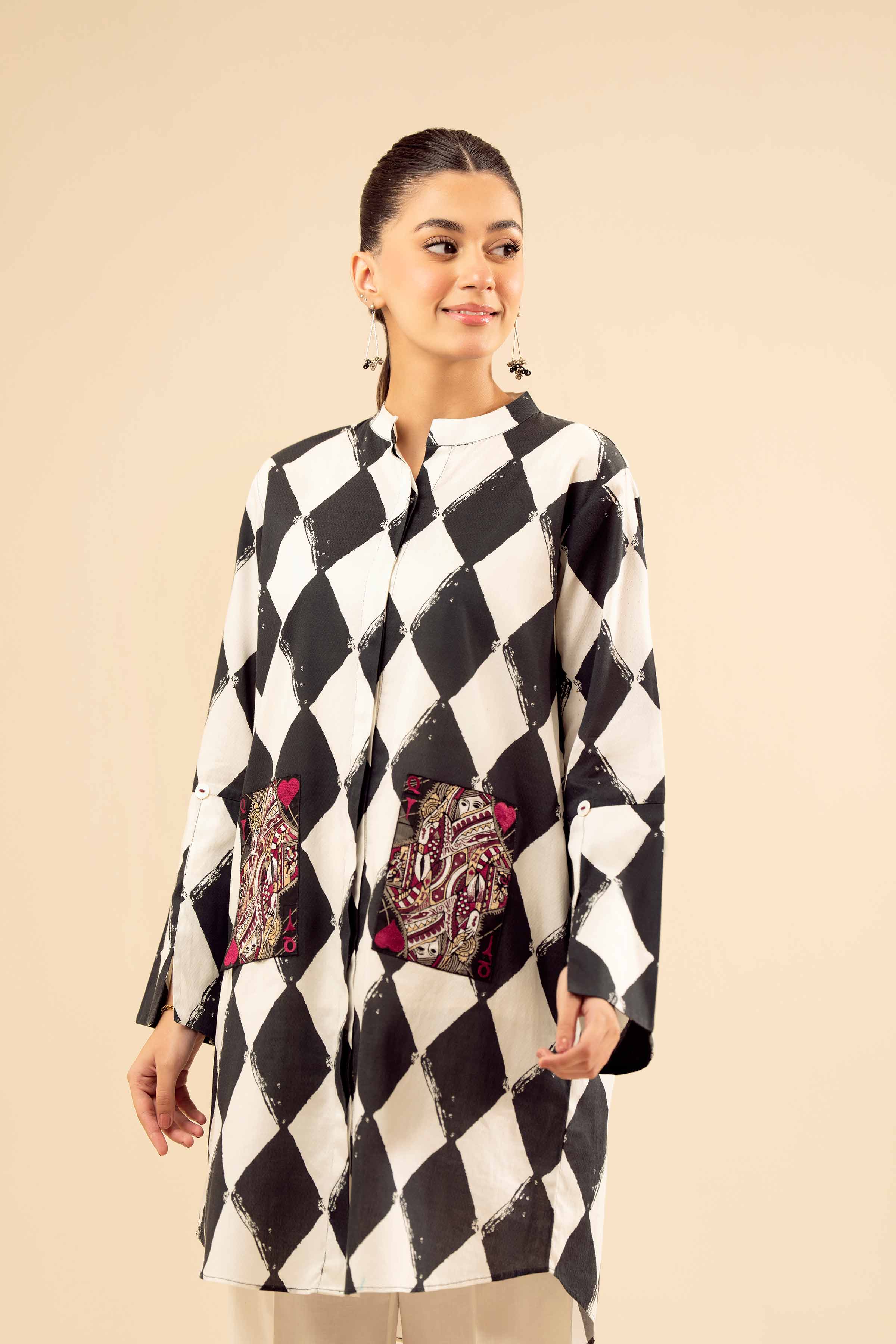 NishatUK - Multi Embroidered Cambric 1-piece ready to wear Shirt