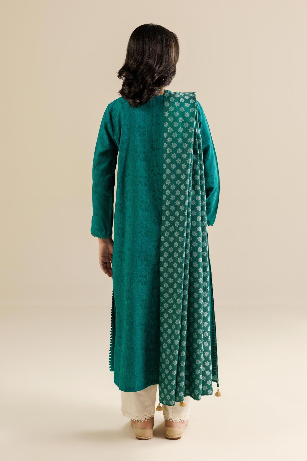 Nishat UK - Green Solids Jacquard 2 Pieces ready to wear