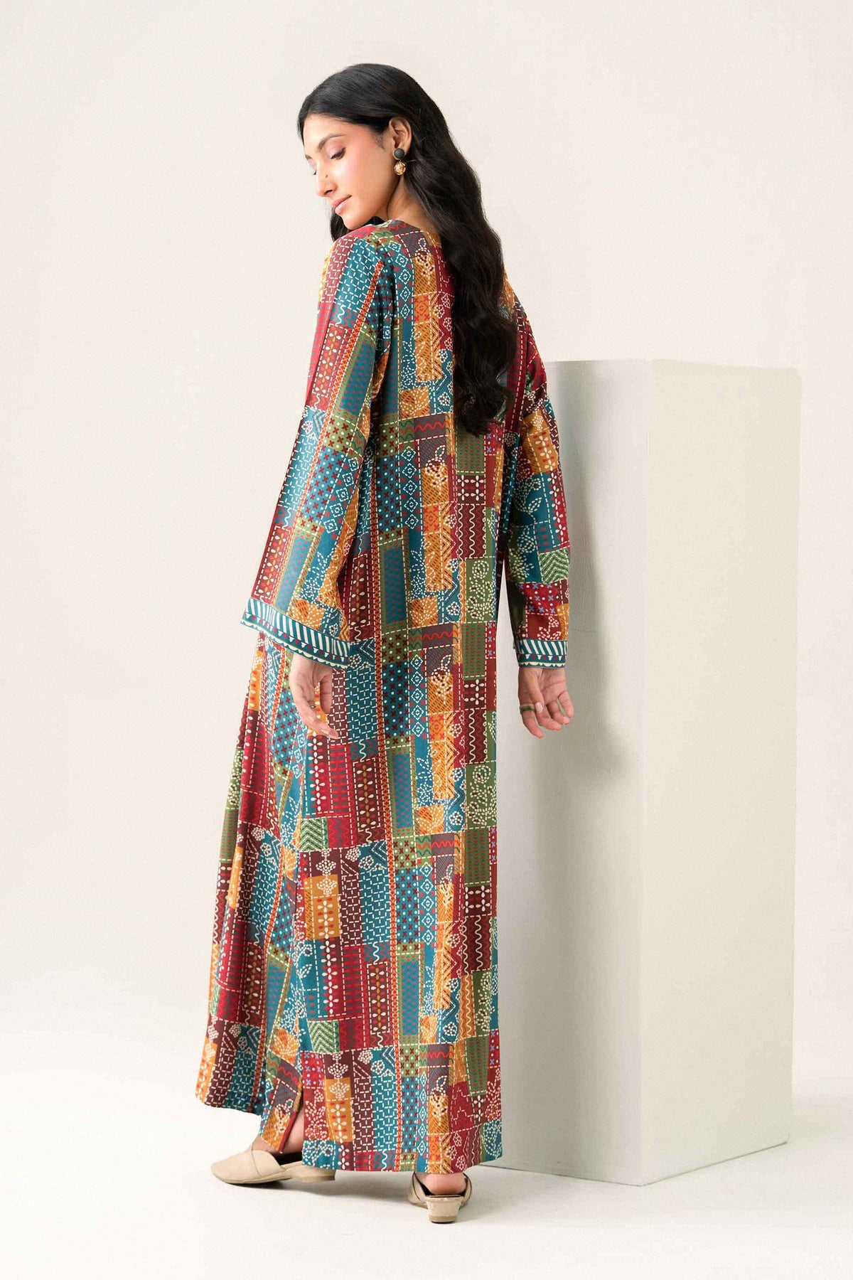 Nishat UK - Multi Printed Linen 1 Piece ready to wear