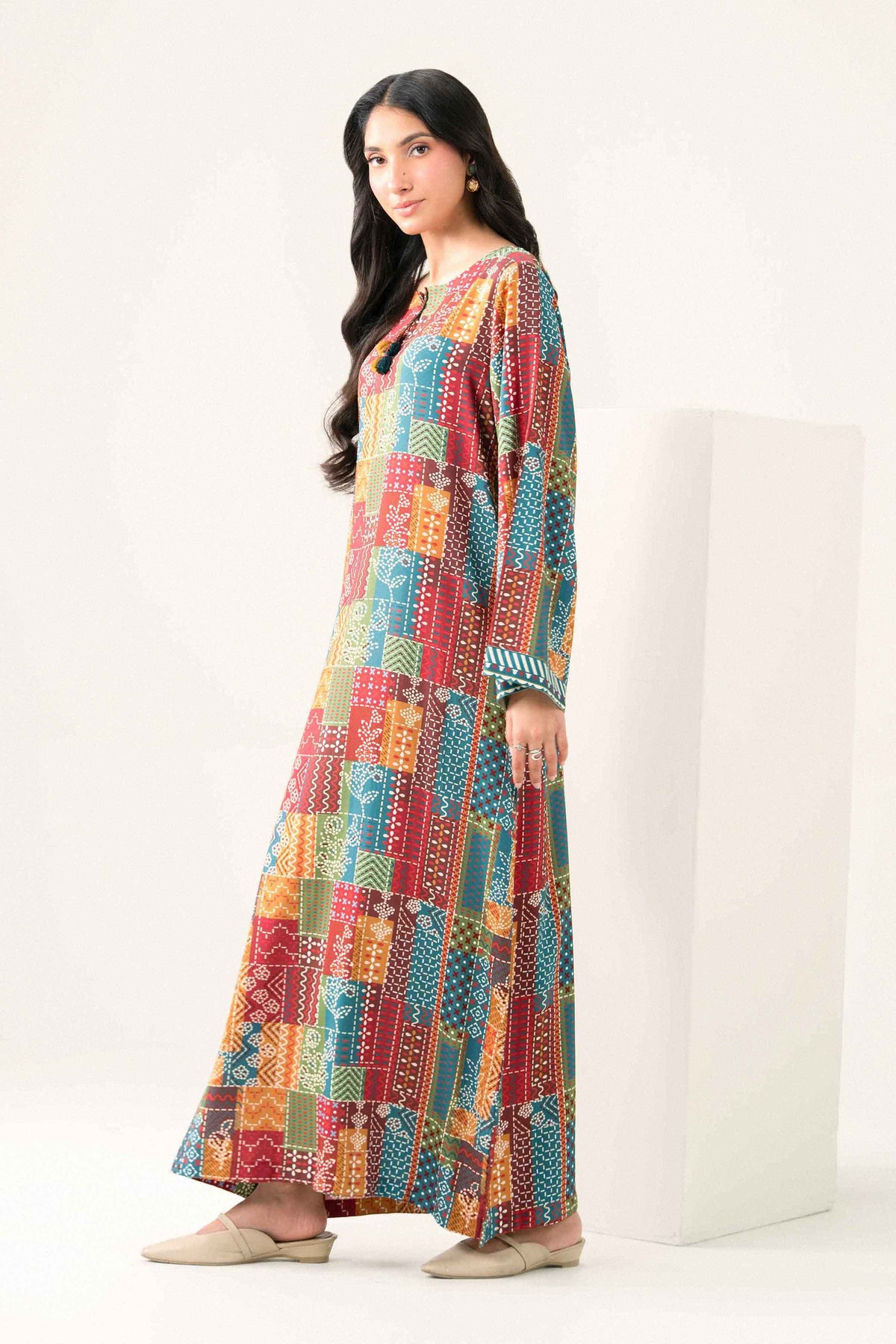 Nishat UK - Multi Printed Linen 1 Piece ready to wear