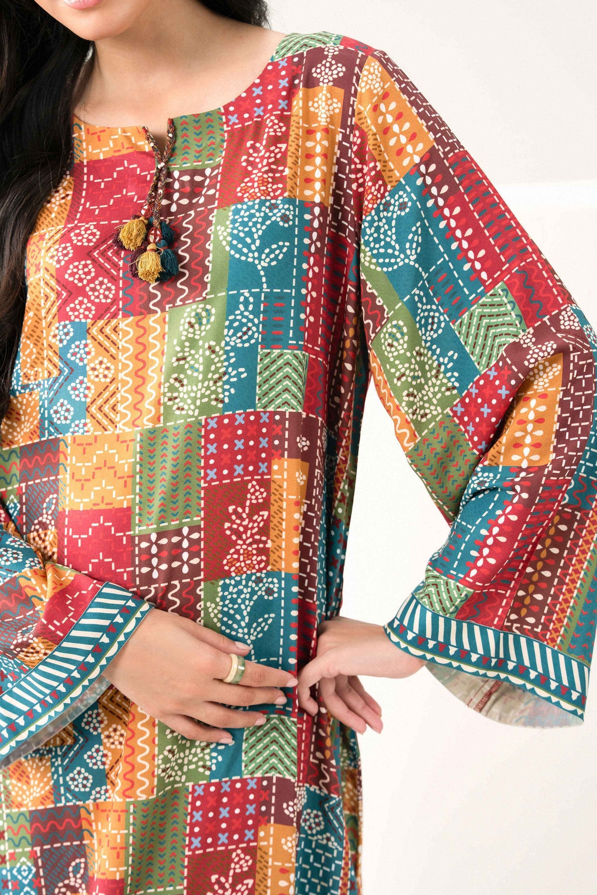 Nishat UK - Multi Printed Linen 1 Piece ready to wear