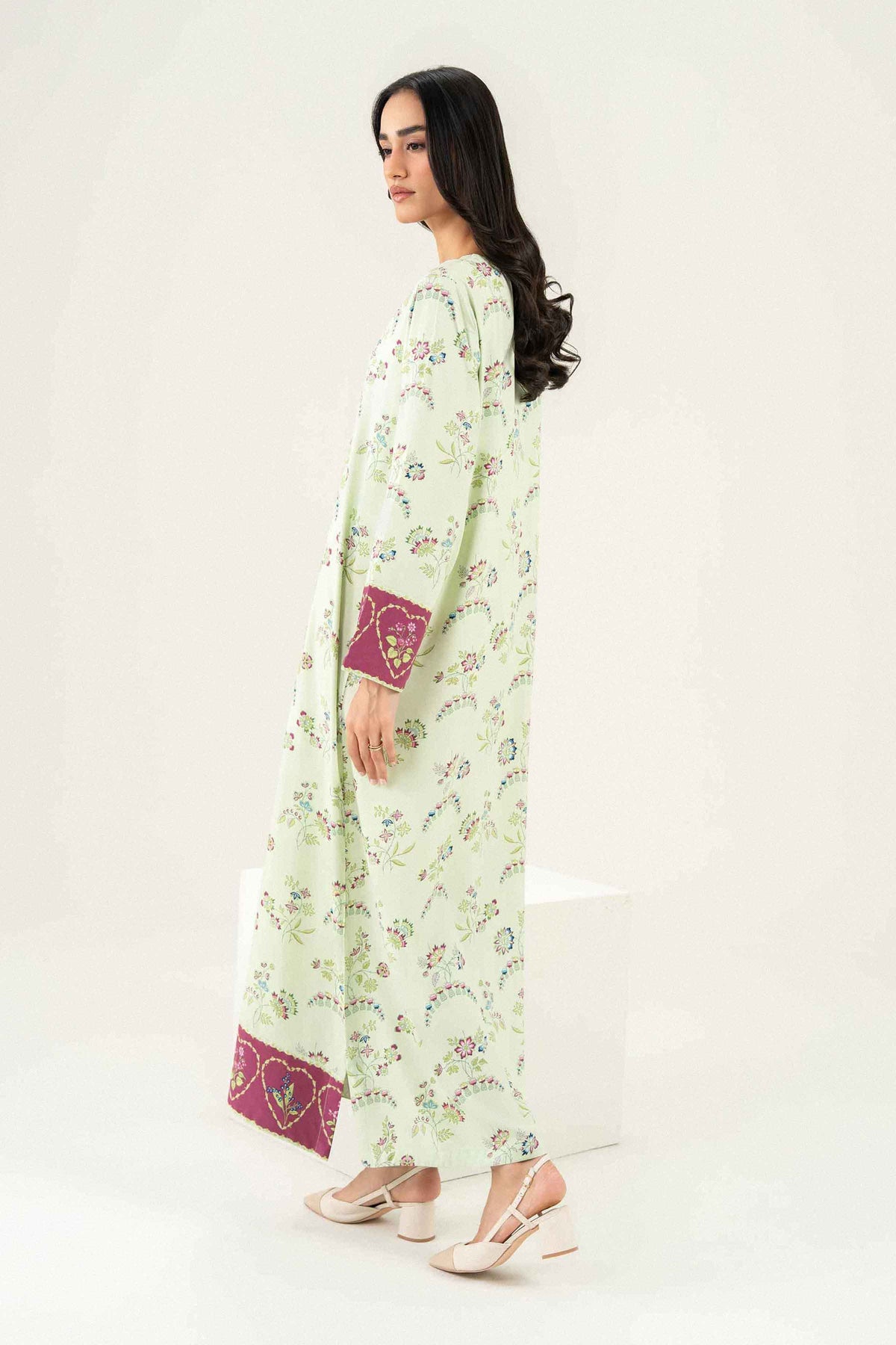 Nishat UK - Green Printed Viscose 1 Piece ready to wear