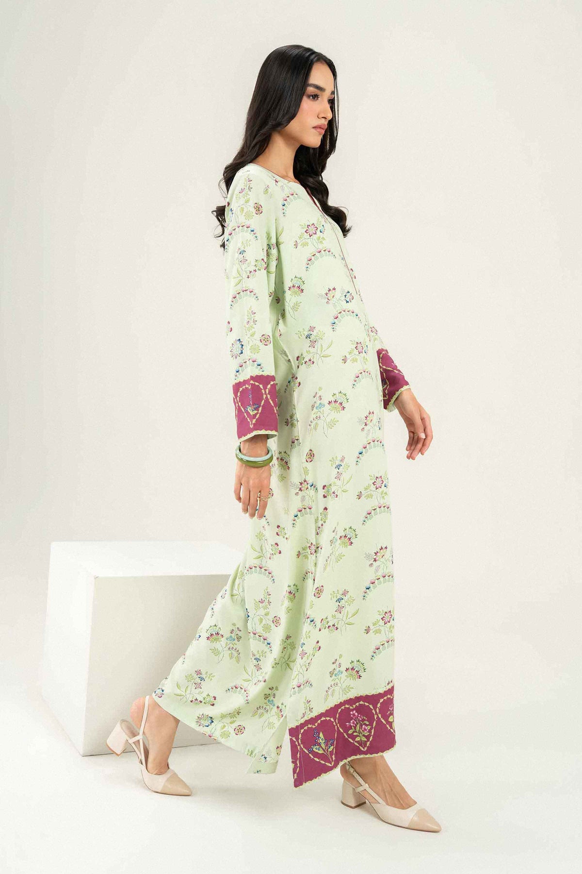 Nishat UK - Green Printed Viscose 1 Piece ready to wear
