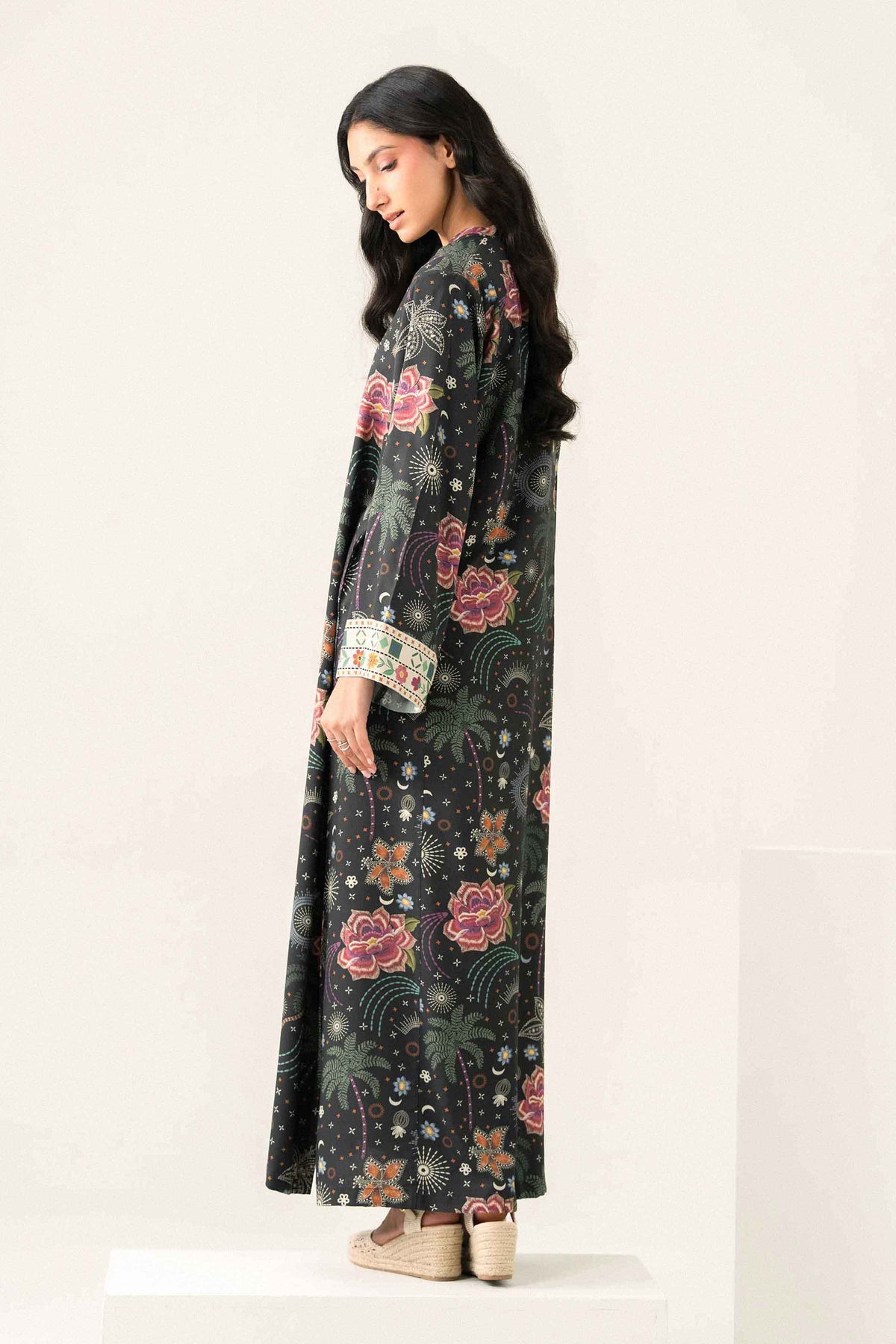 Nishat UK - Multi Printed Linen 1 Piece ready to wear Dress